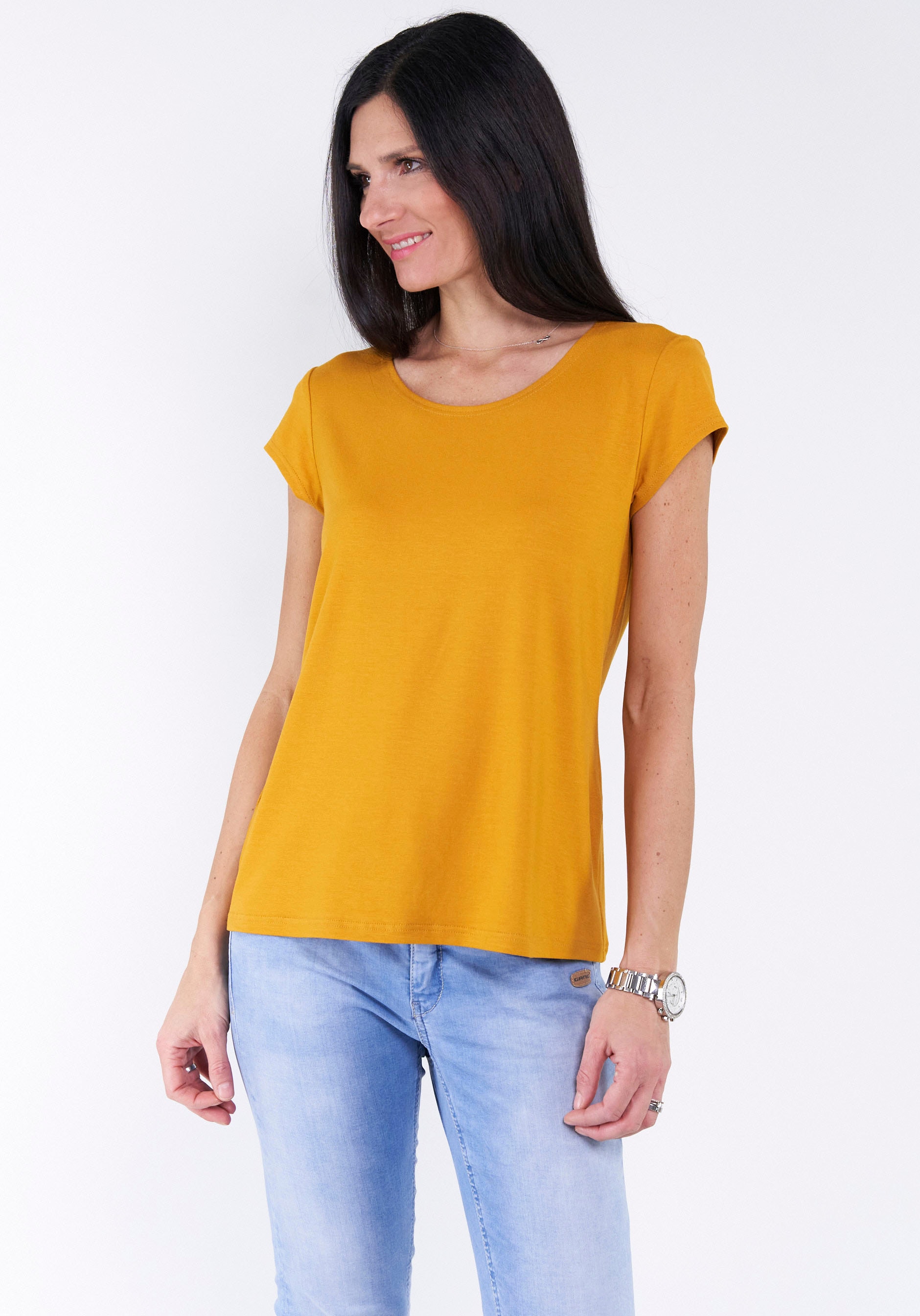 Seidel Moden T-Shirt mit Kappenärmel, MADE IN GERMANY