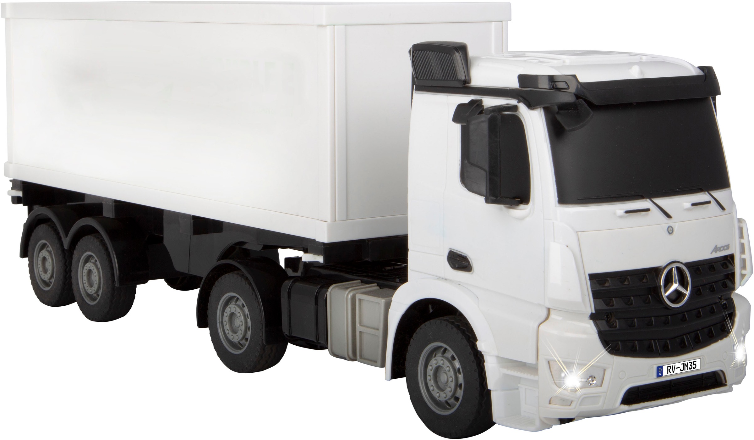 Jamara RC-Auto »Container LKW Mercedes-Benz Arocs 1:26 2,4GHz«, mit LED Licht