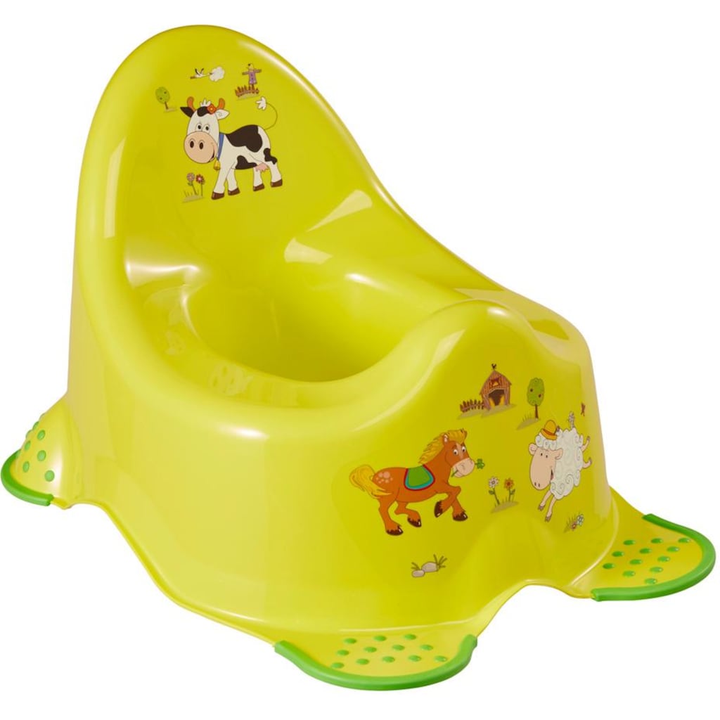 keeeper Töpfchen »Funny Farm«, (Set, 3 tlg.), Kinderpflege-Set - Töpfchen, Toilettensitz und Tritthocker