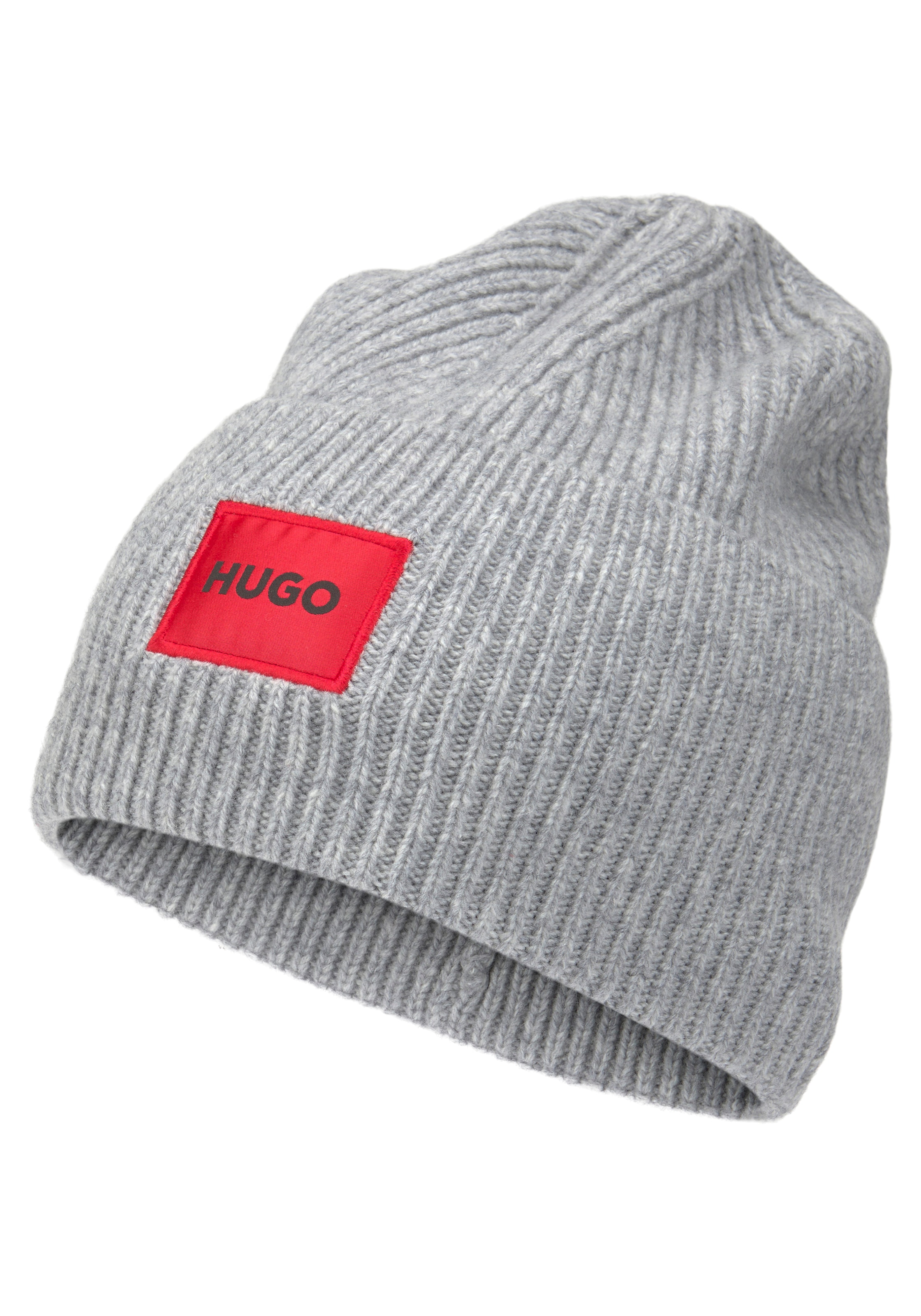 Beanie »Saffa hat 10253885 0«, mit rotem HUGO Logo