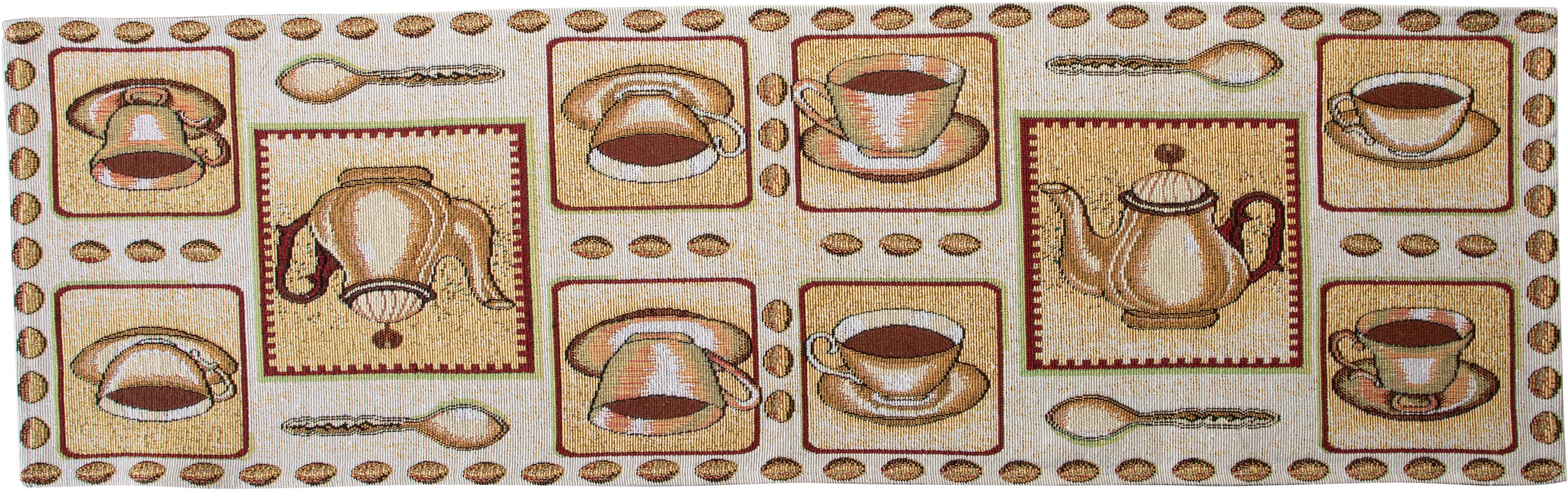 (1 Raten Tischläufer bestellen Gobelin auf »Kaffeepause«, St.), SPRÜGEL