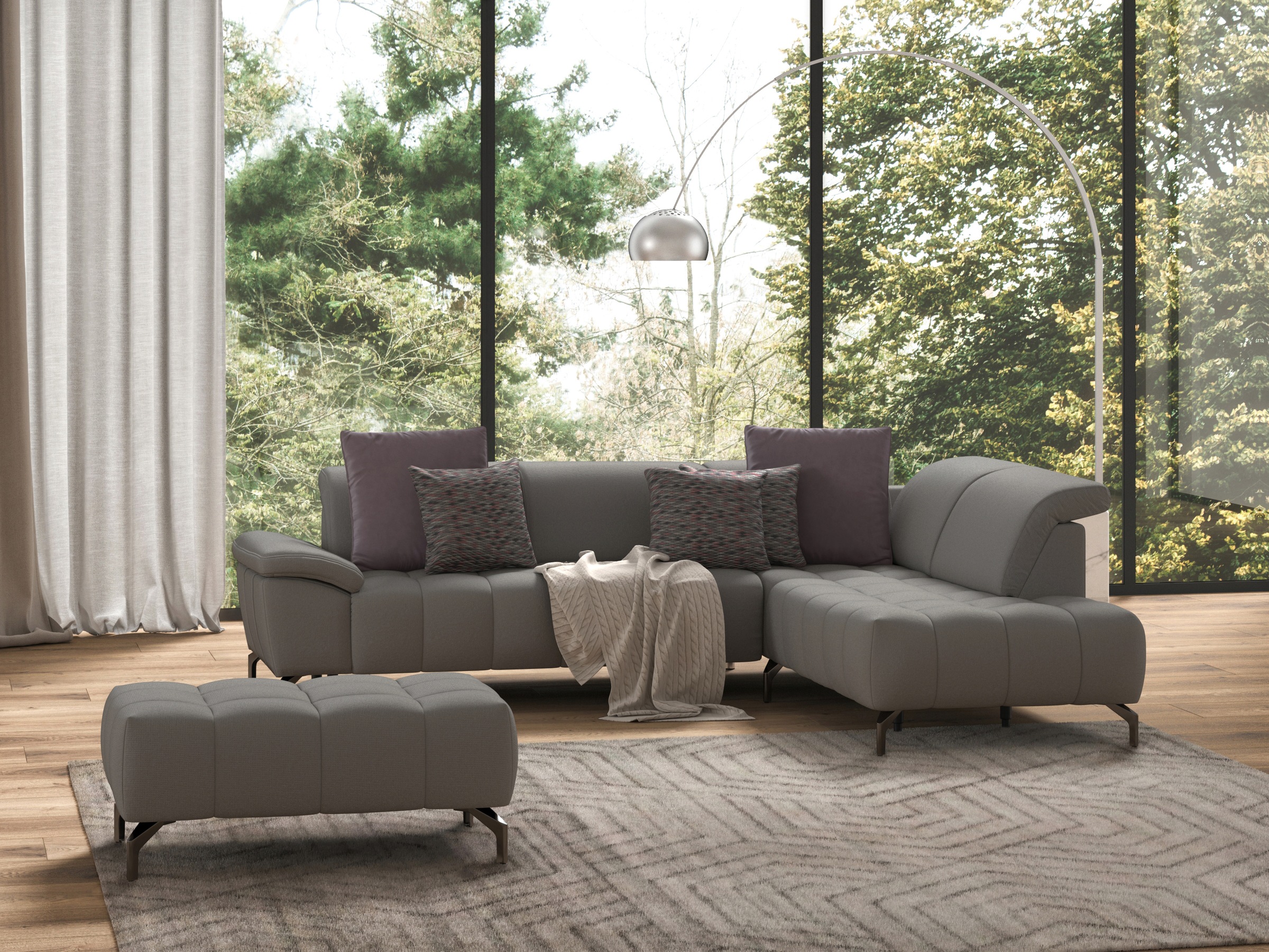 sit&more Hocker »Cool«, mit schwarzen Füßen