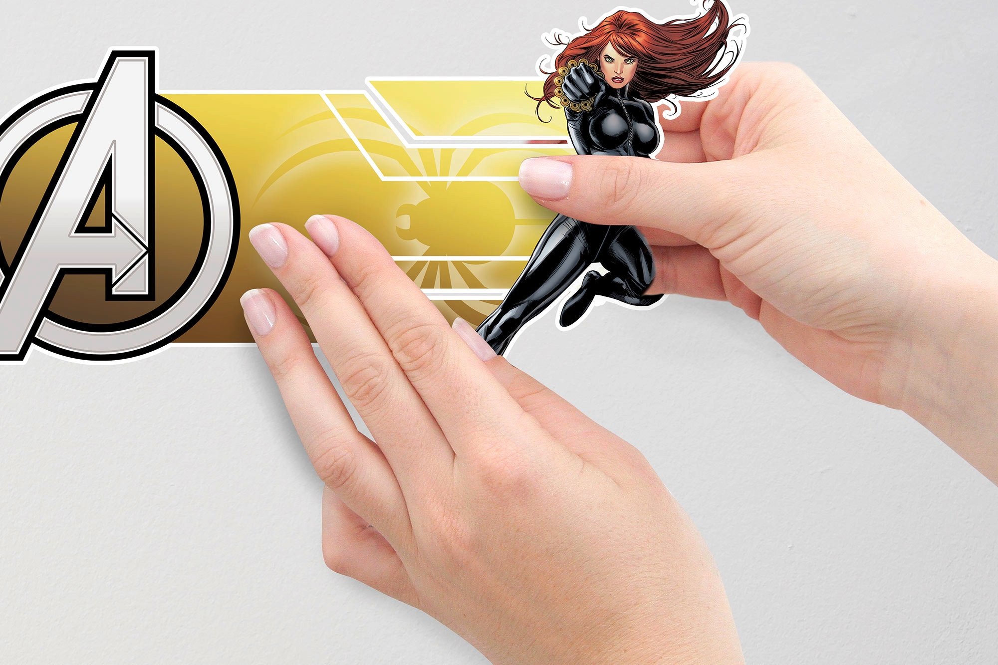 Komar Wandtattoo »Avengers Plates - Größe 100 x 70 cm«, (7 St.), selbstklebend, Wandsticker, Kinderzimmer