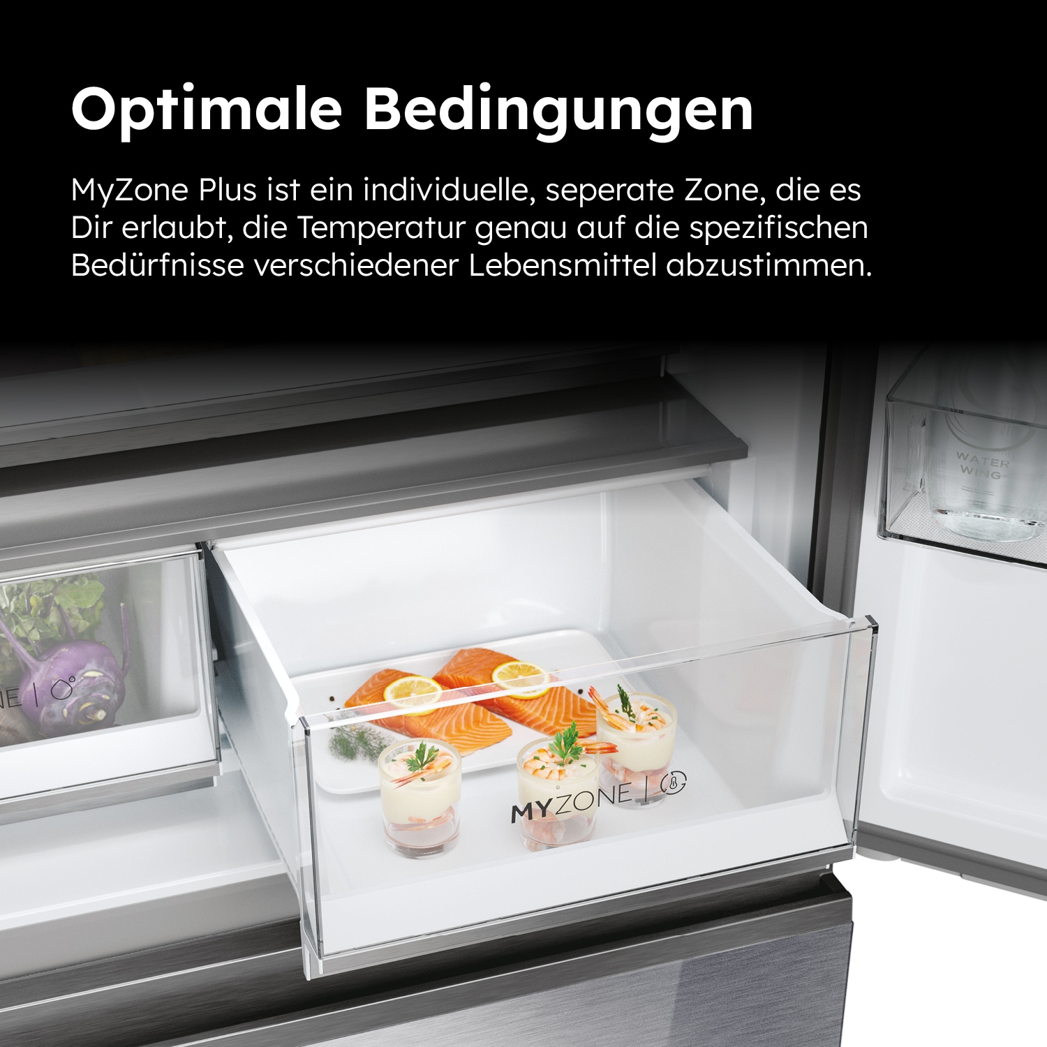 Haier French Door FD 90 SERIES 7 »HFR7819ENGC«, 190 cm hoch, 83 cm breit, Nutzinhalt: 504 Liter, HumidityZone