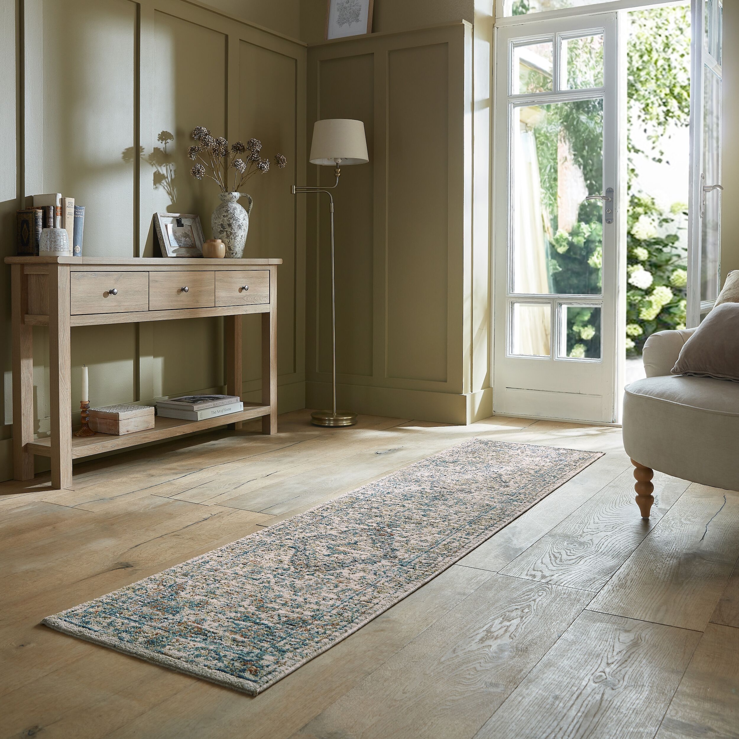 FLAIR RUGS Teppich »Sibyl Vintage«, rechteckig, 7 mm Höhe, aus recyceltem M günstig online kaufen