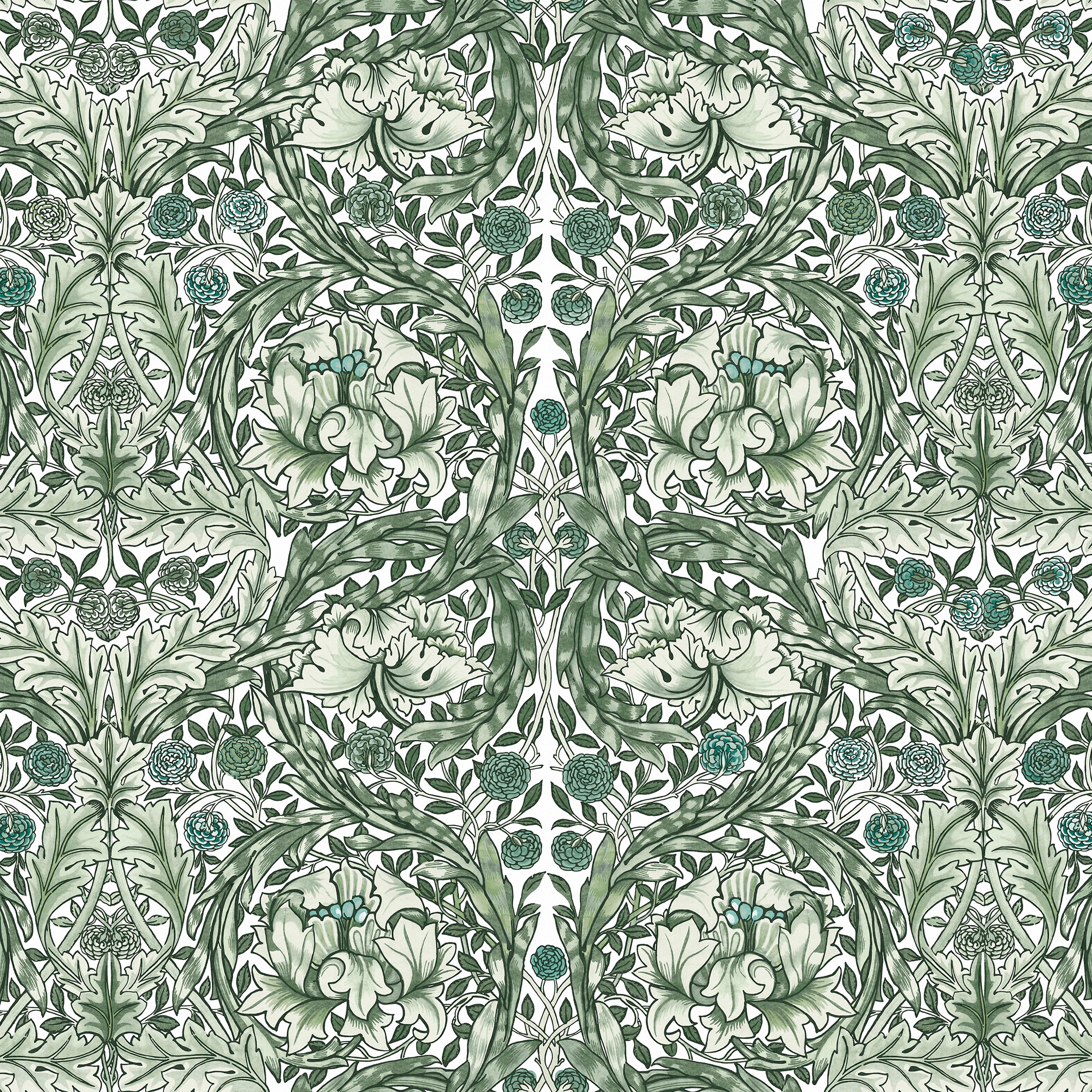 WILLIAM MORRIS AT HOME Vliestapete »African Marigold«, Retro, 10mx52cm (ca. 5m2)