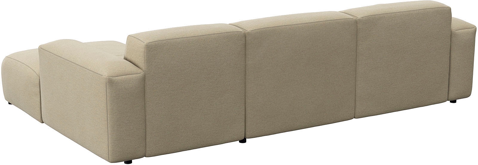 FLEXLUX Ecksofa »Lucera bequem und komfortabel durch hochwertigen Sitzaufbau, L.Form«, modern & anschmiegsam, Kaltschaum, Stahl-Wellenunterfederung