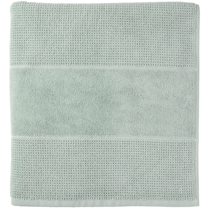 SCHIESSER Saunatuch »Turin in angesagter Reiskornoptik« Made in Green hellpetrol Obermaterial: 100% Baumwolle B/L: 75 cmx200 cm