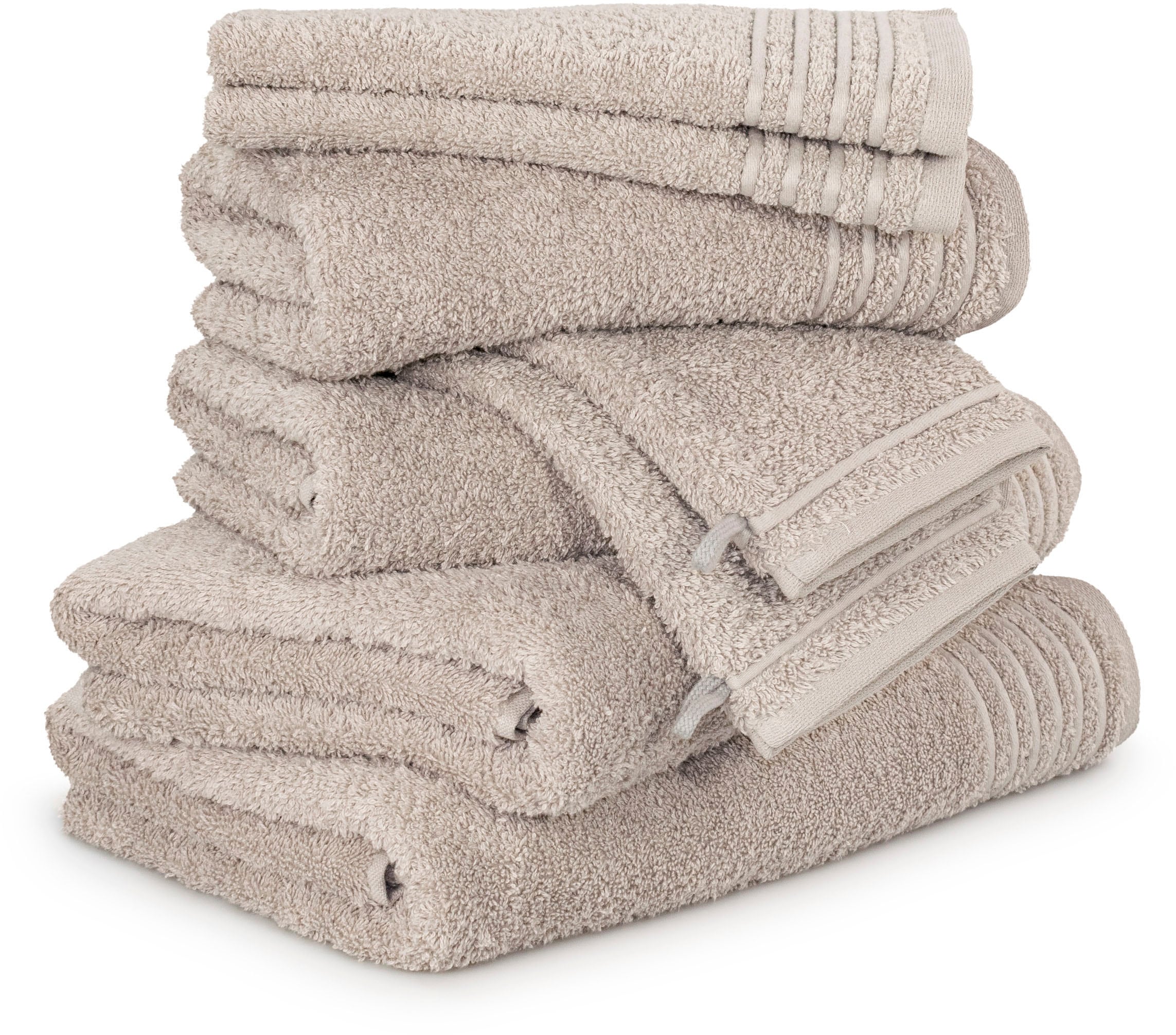 Möve Handtuch Set »New Classic«, 8 tlg., Walkfrottier, Waschhandschuhen, Gä günstig online kaufen
