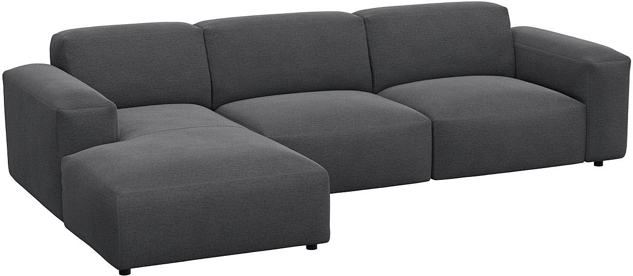 FLEXLUX Ecksofa »Lucera bequem und komfortabel durch hochwertigen Sitzaufba günstig online kaufen