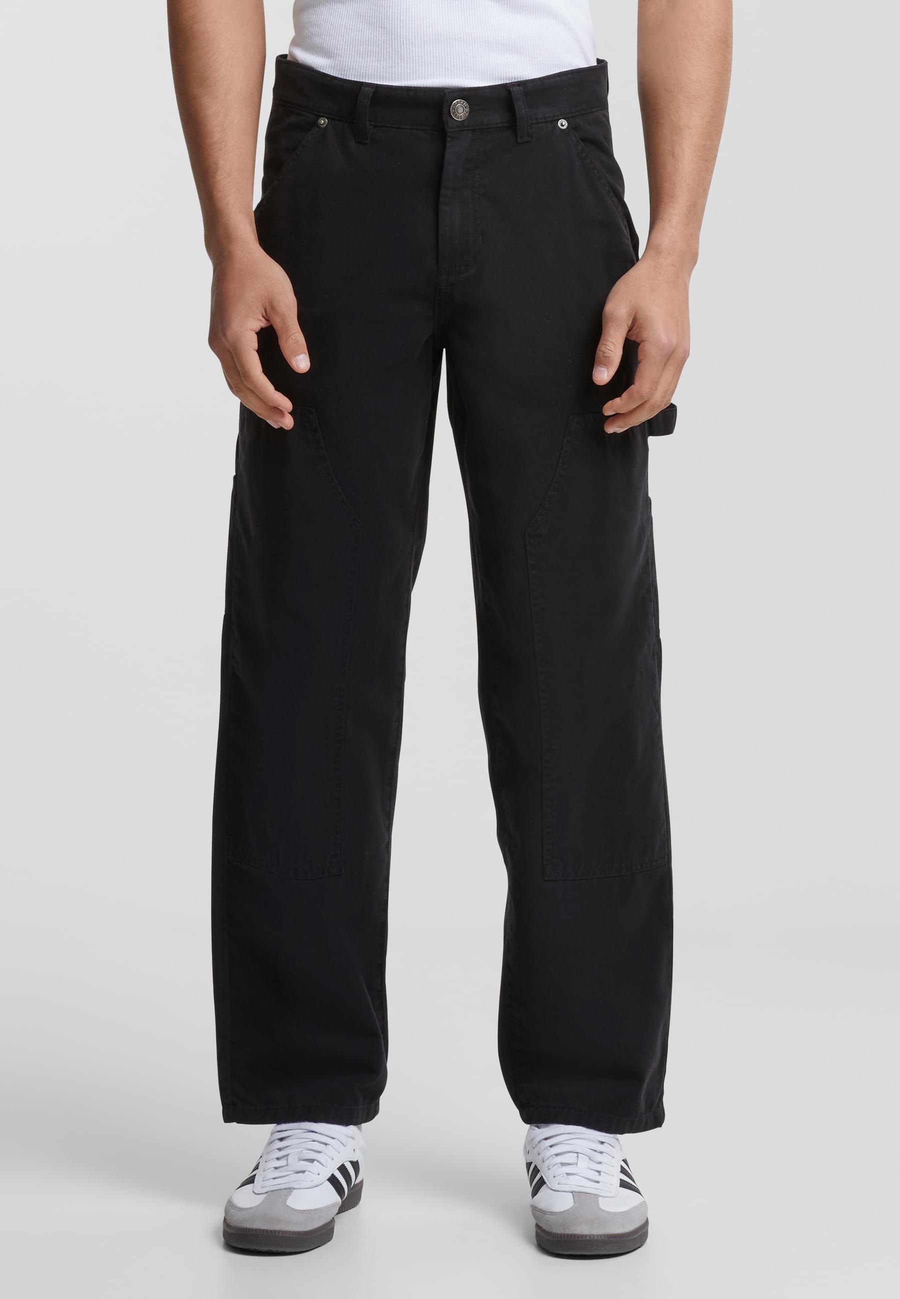 URBAN CLASSICS Stoffhose »Urban Classics Herren Twill Double Knee Pants«