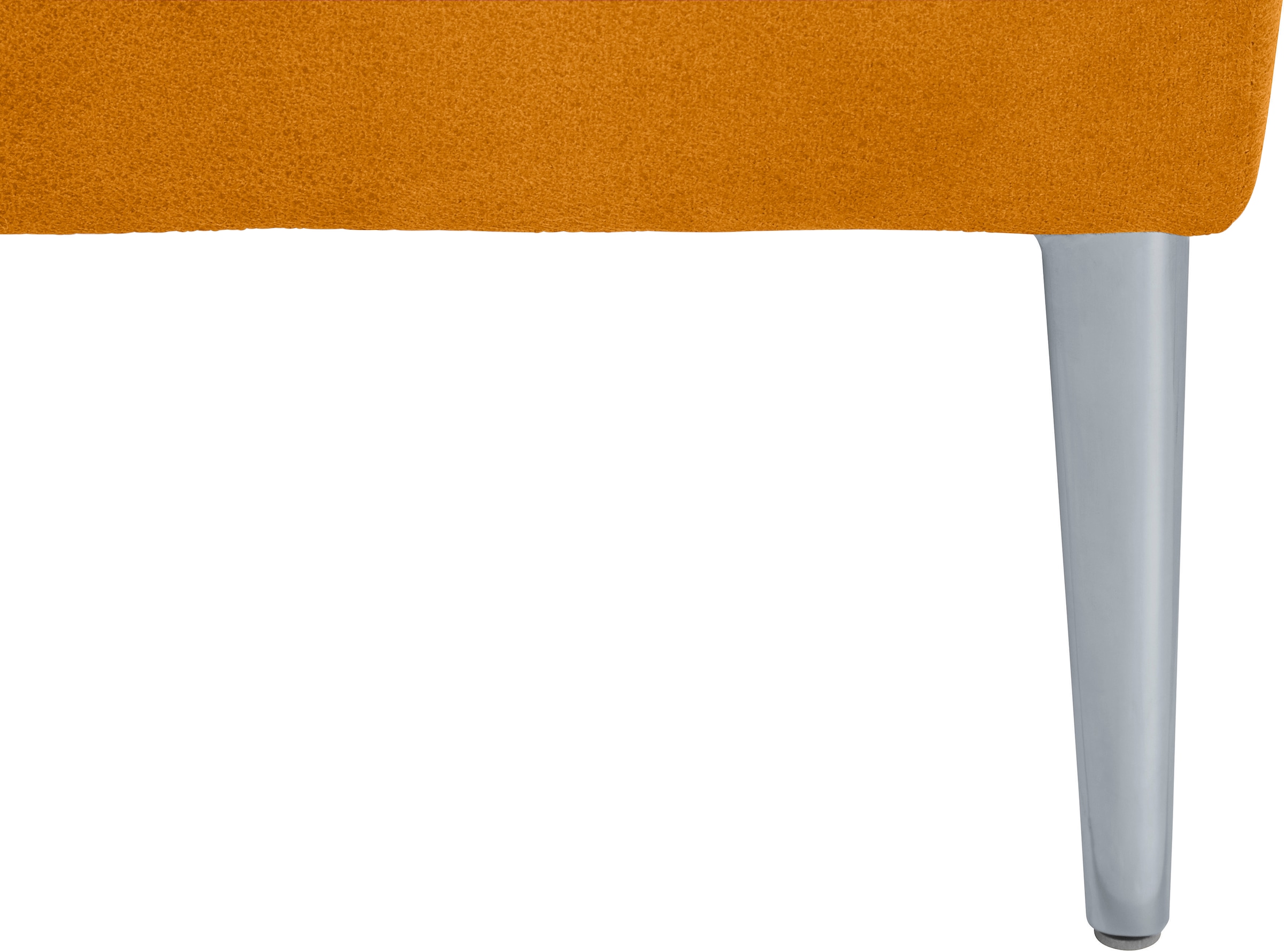 W.SCHILLIG Ecksofa »enjoy&MORE, Designsofa, elegant und bequem, L-Form«, mit Sitztiefenverstellung, Füße silber matt, Breite 310 cm