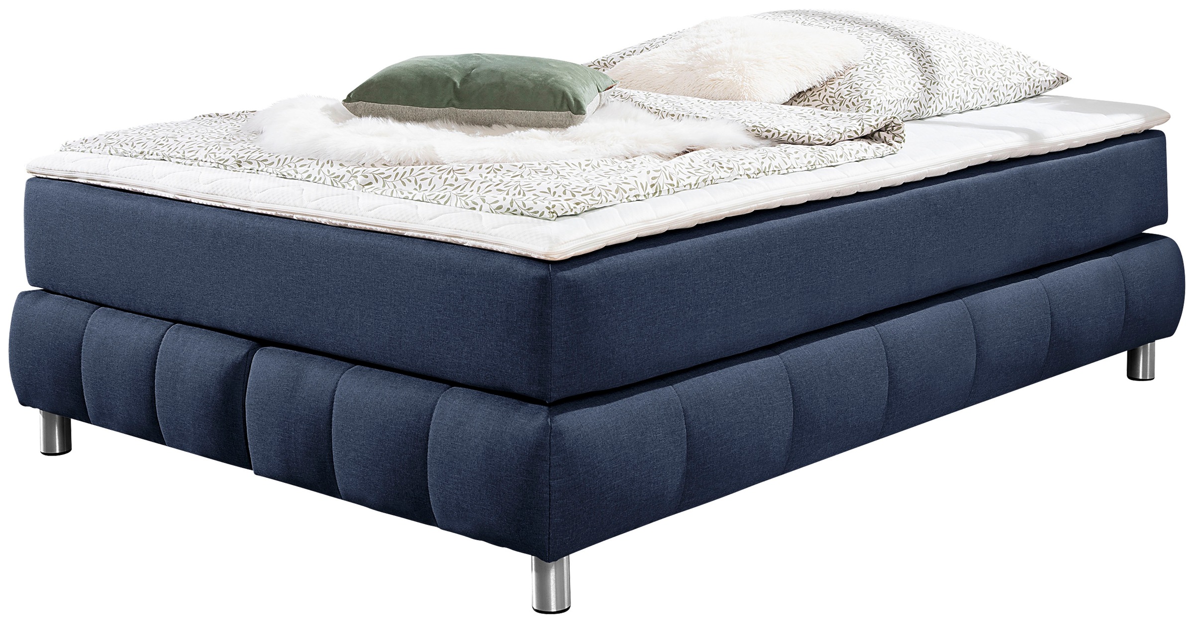 andas Boxspringbett »Salo«, Ohne Kopfteil, inkl. Topper, auch in Überlänge günstig online kaufen