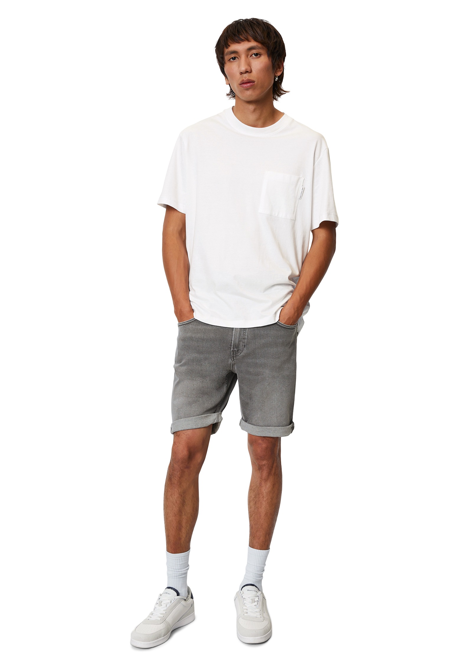 5. Bild von Marc O'Polo DENIM Shorts »mit zweifachem Umschlag«