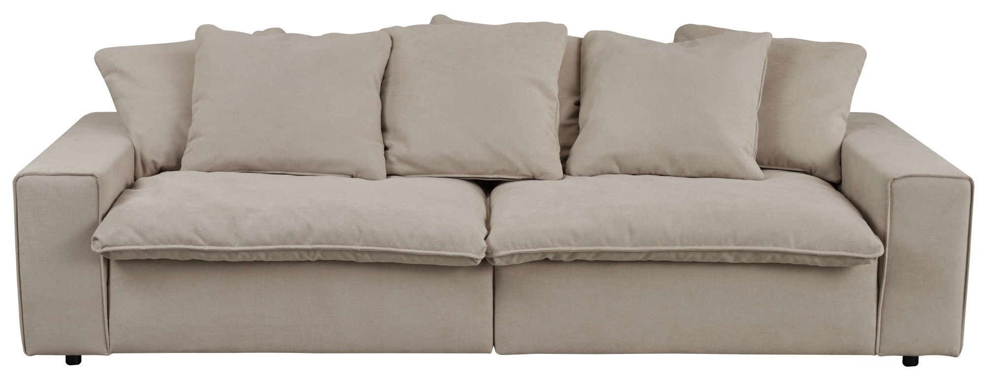 Home affaire Big-Sofa »Venslev« Lounge-Sofa, mit extra tiefer Sitzfläche un günstig online kaufen