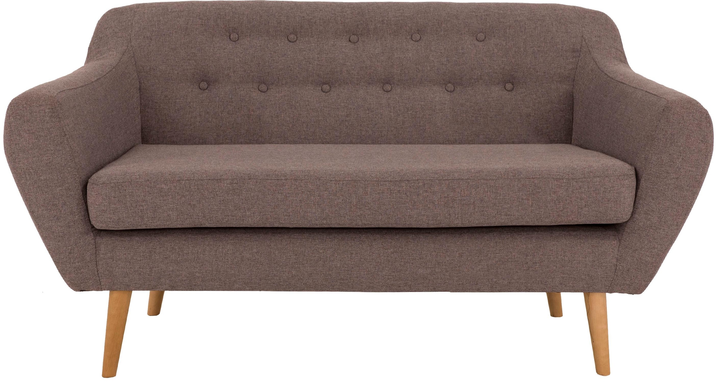 Home affaire 2-Sitzer »Renne« mit Heftung im Rücken im skandinavischem Stil günstig online kaufen