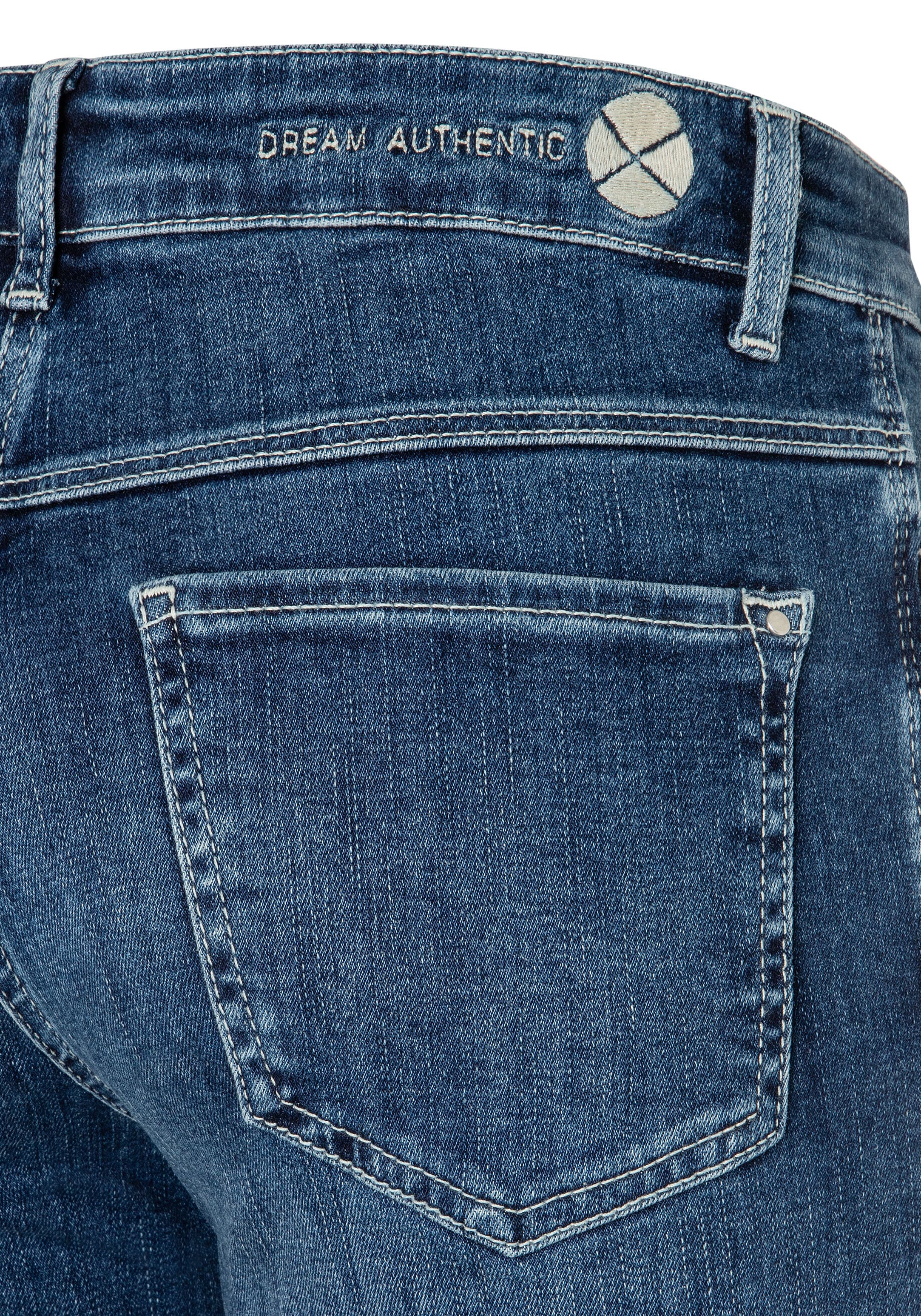MAC 7/8-Jeans »DREAM cropped auth.« Innovativer Hyperstretch Denim mit figurformendem Shaping-Effekt