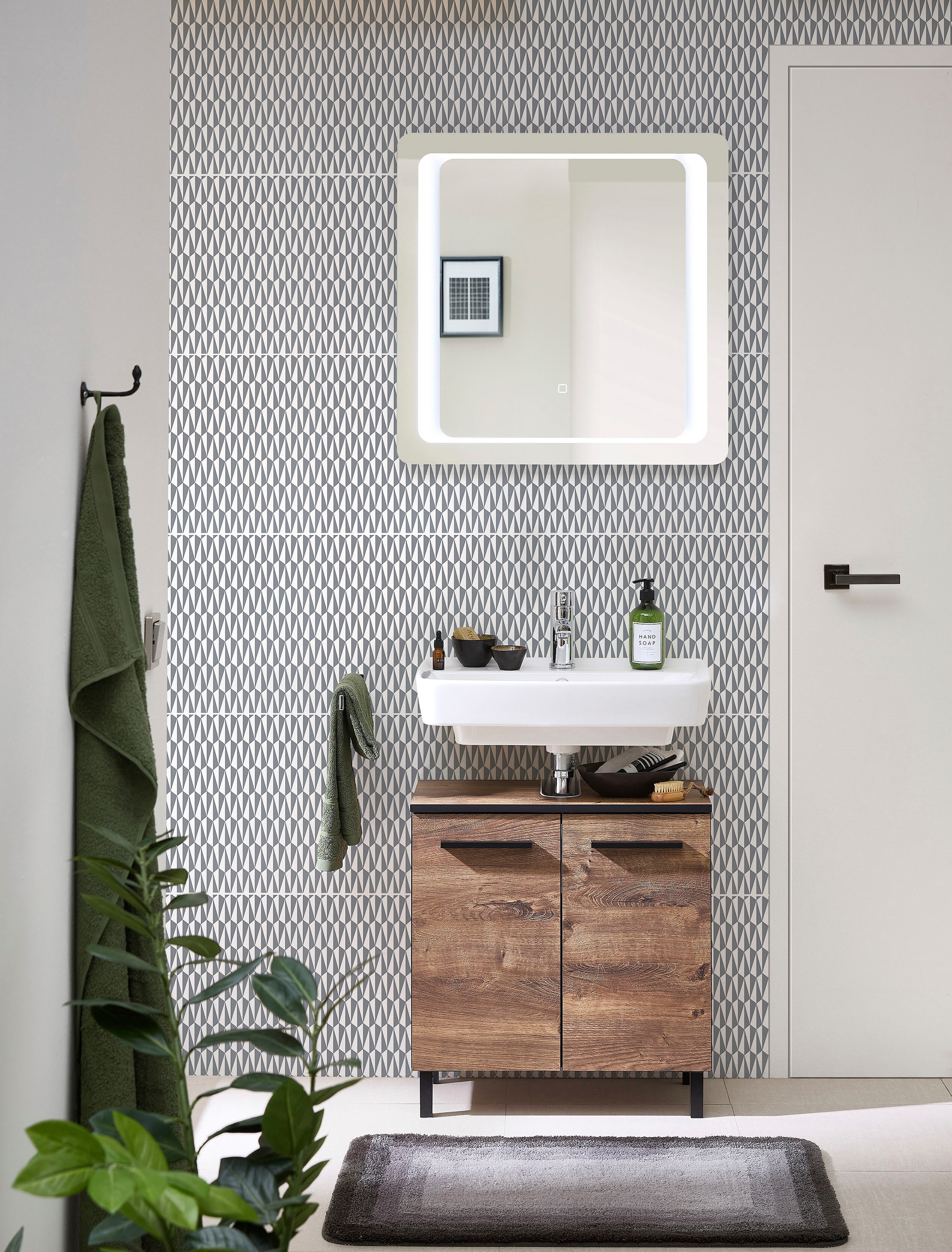 PELIPAL Waschbeckenunterschrank »Quickset 374«, Breite 60 cm, für  Badezimmer online kaufen | Waschbeckenunterschränke