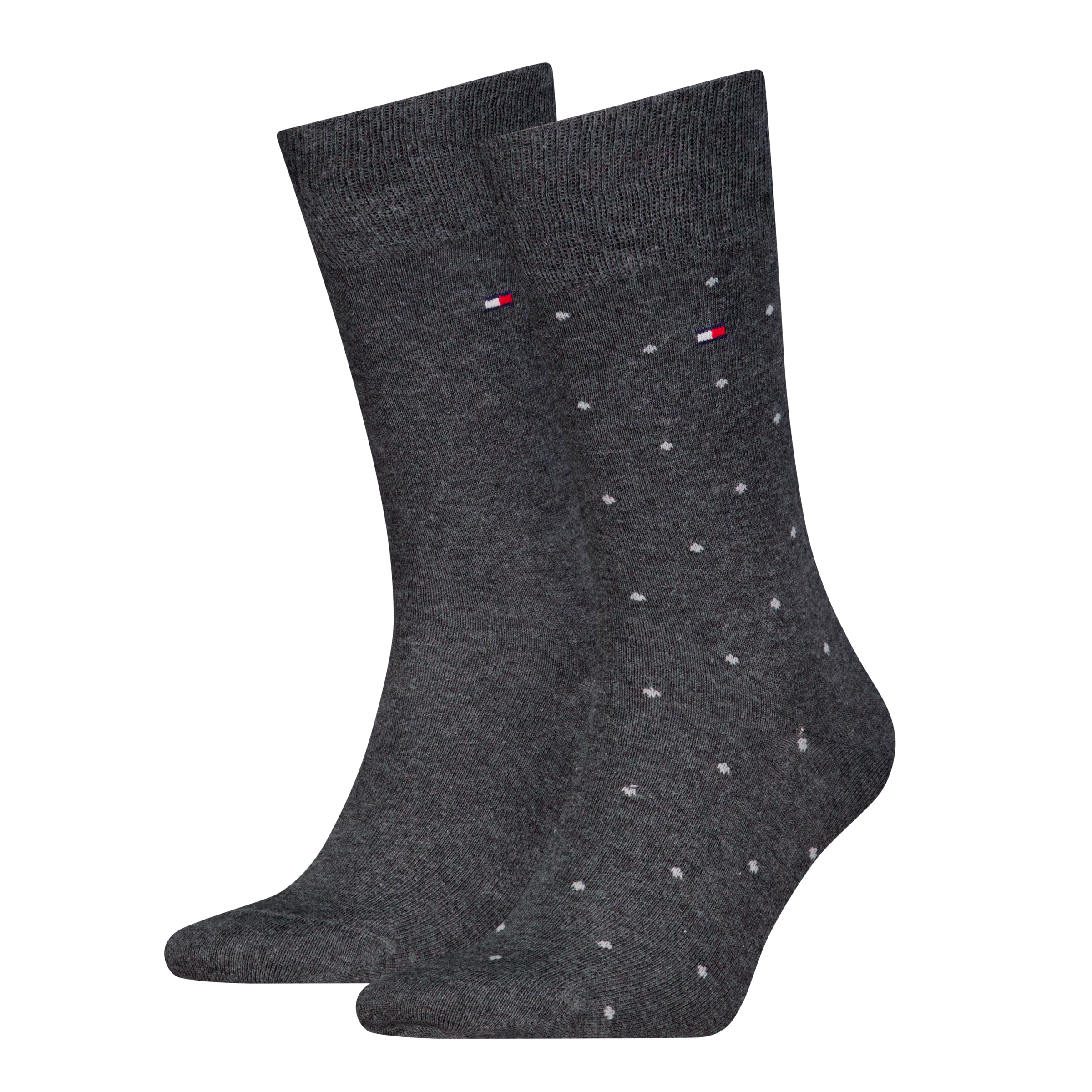 Tommy Hilfiger Socken »TH MEN SOCK 2P DOT« 2 Paar, 2 Paar tlg. mit klassischer Markenprägung