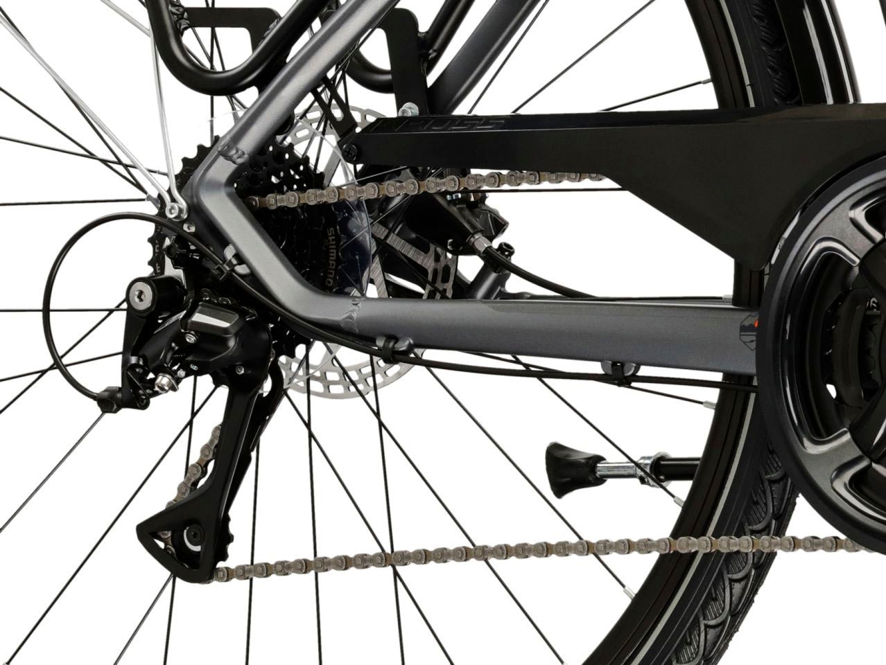 Kross Trekkingrad »Trekkingrad Trans 4.0 grau 8 Gänge«, 8 Gang, Shimano, ACERA M3020 Schaltwerk