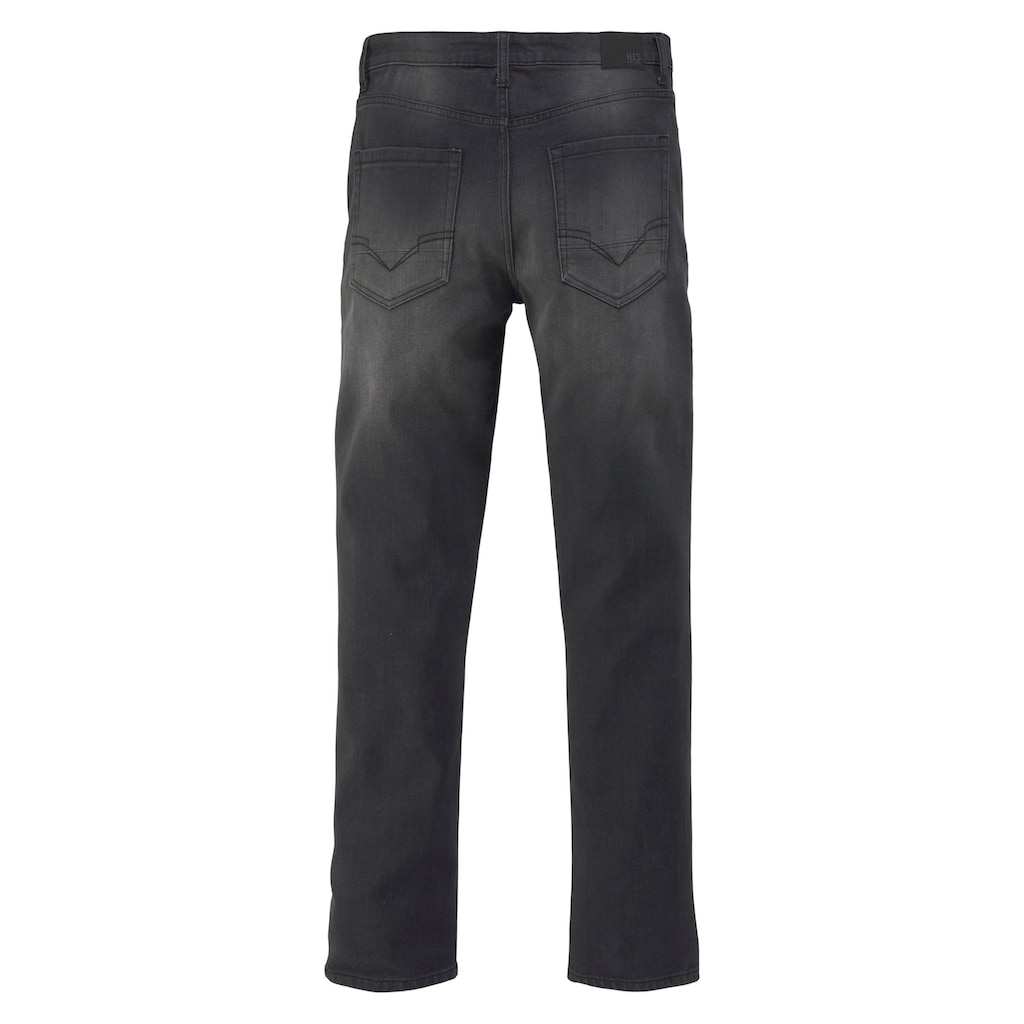 H.I.S Straight-Jeans »DIX«, Ökologische, wassersparende Produktion durch Ozon Wash