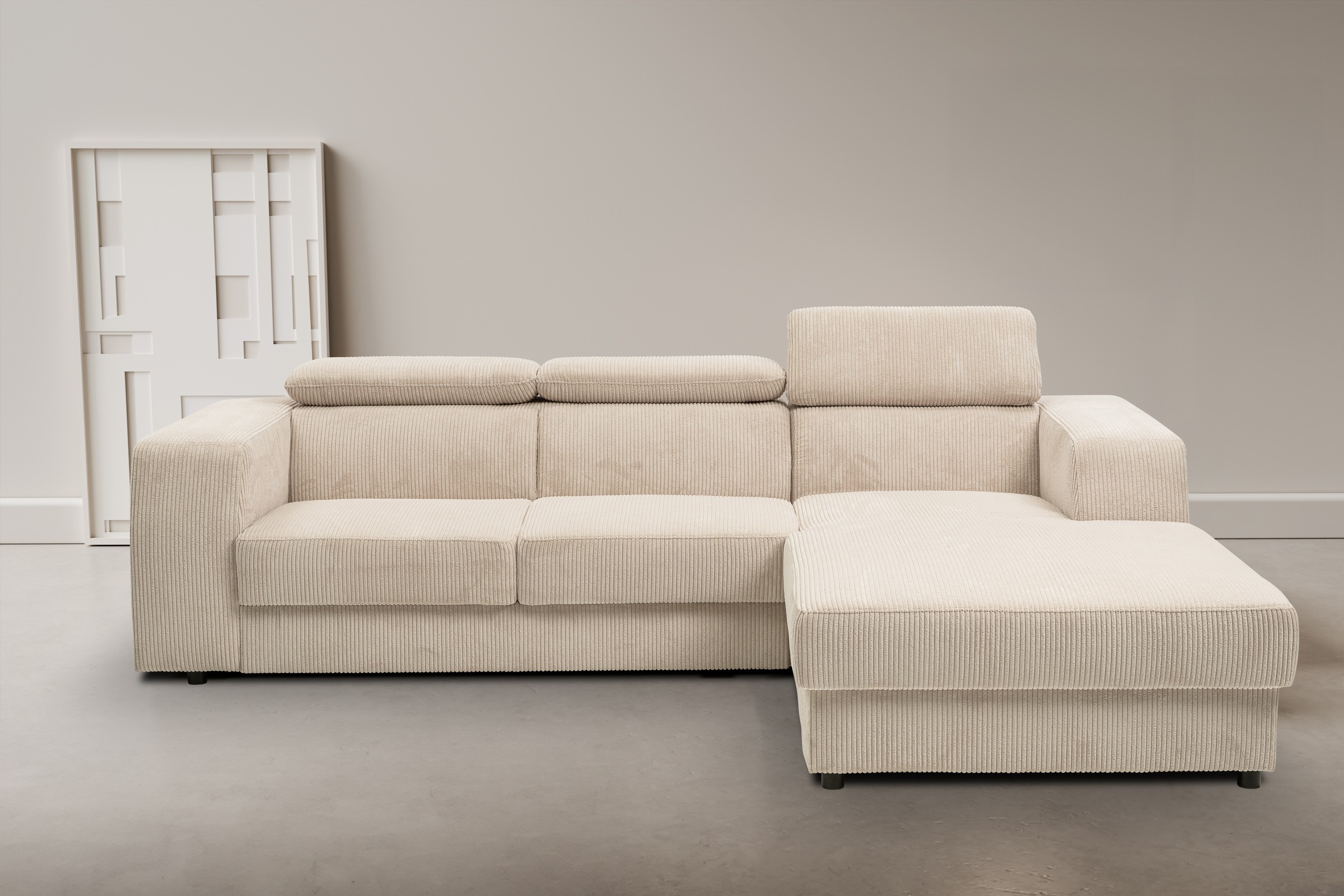 WERK2 Ecksofa »Cherry, modernes Sofa mit Komfortfunktionen, Breite 270cm, L günstig online kaufen