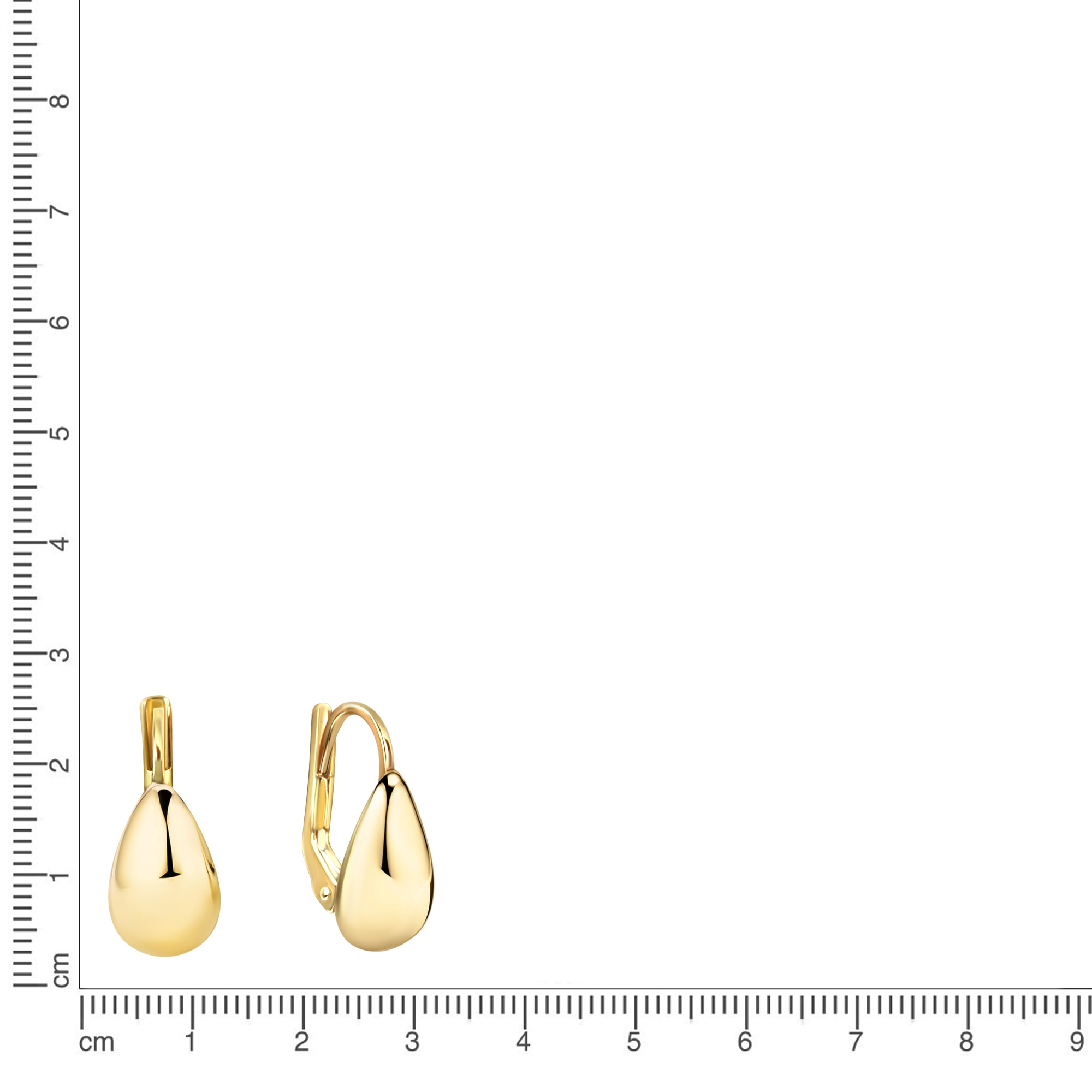 Vivance Paar Ohrhänger »375/- Gelbgold glanz«