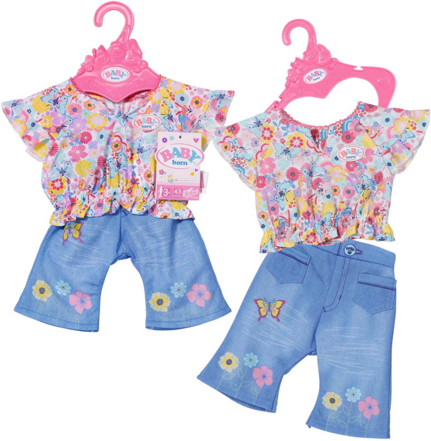 Baby Born Puppenkleidung »Trend Jeans, 43 cm«, mit Kleiderbügel
