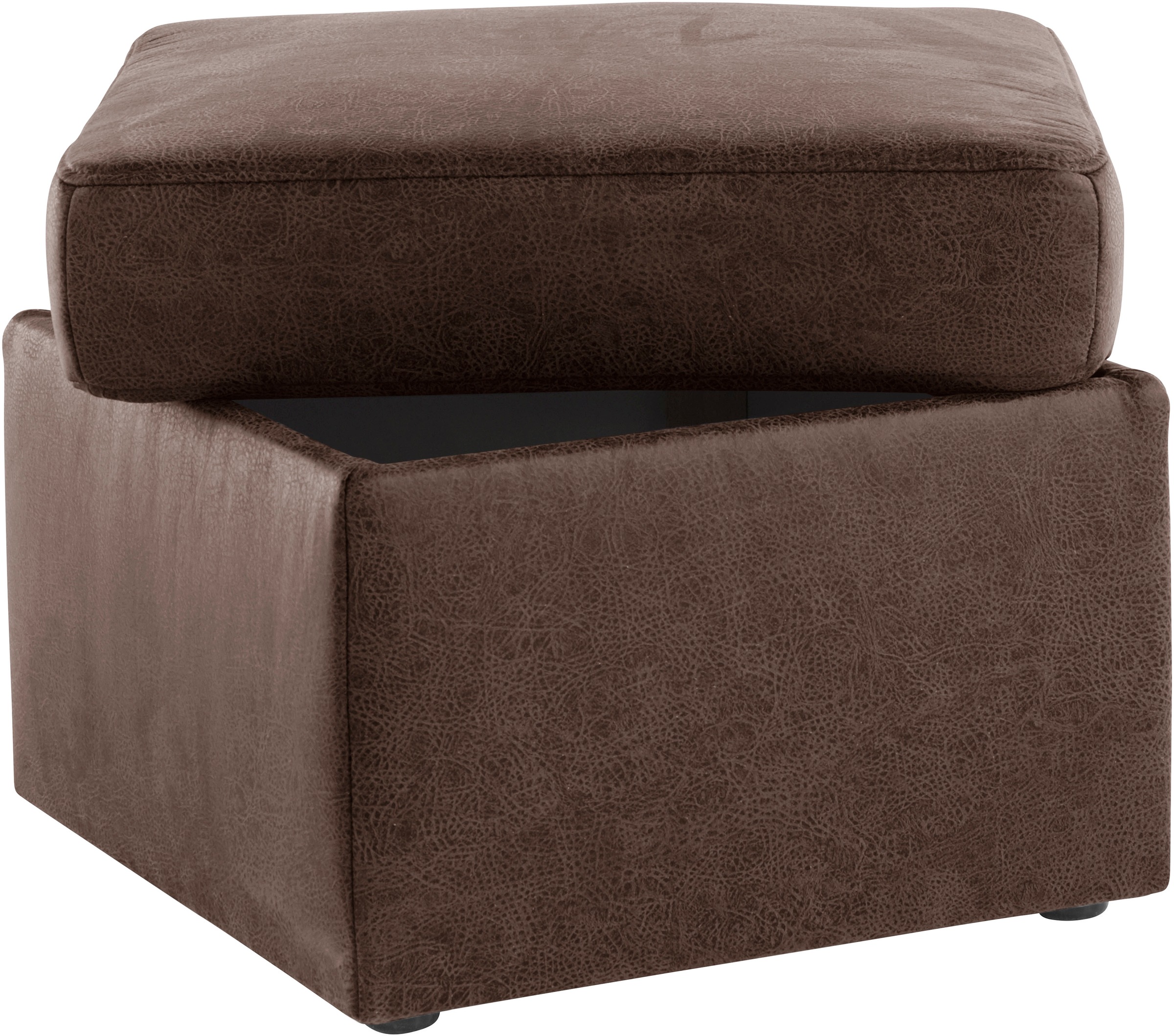 sit&more Stauraumhocker »Melissa«, klassisches Design, optional in dem mit Wasser zu reinigendem Bezug