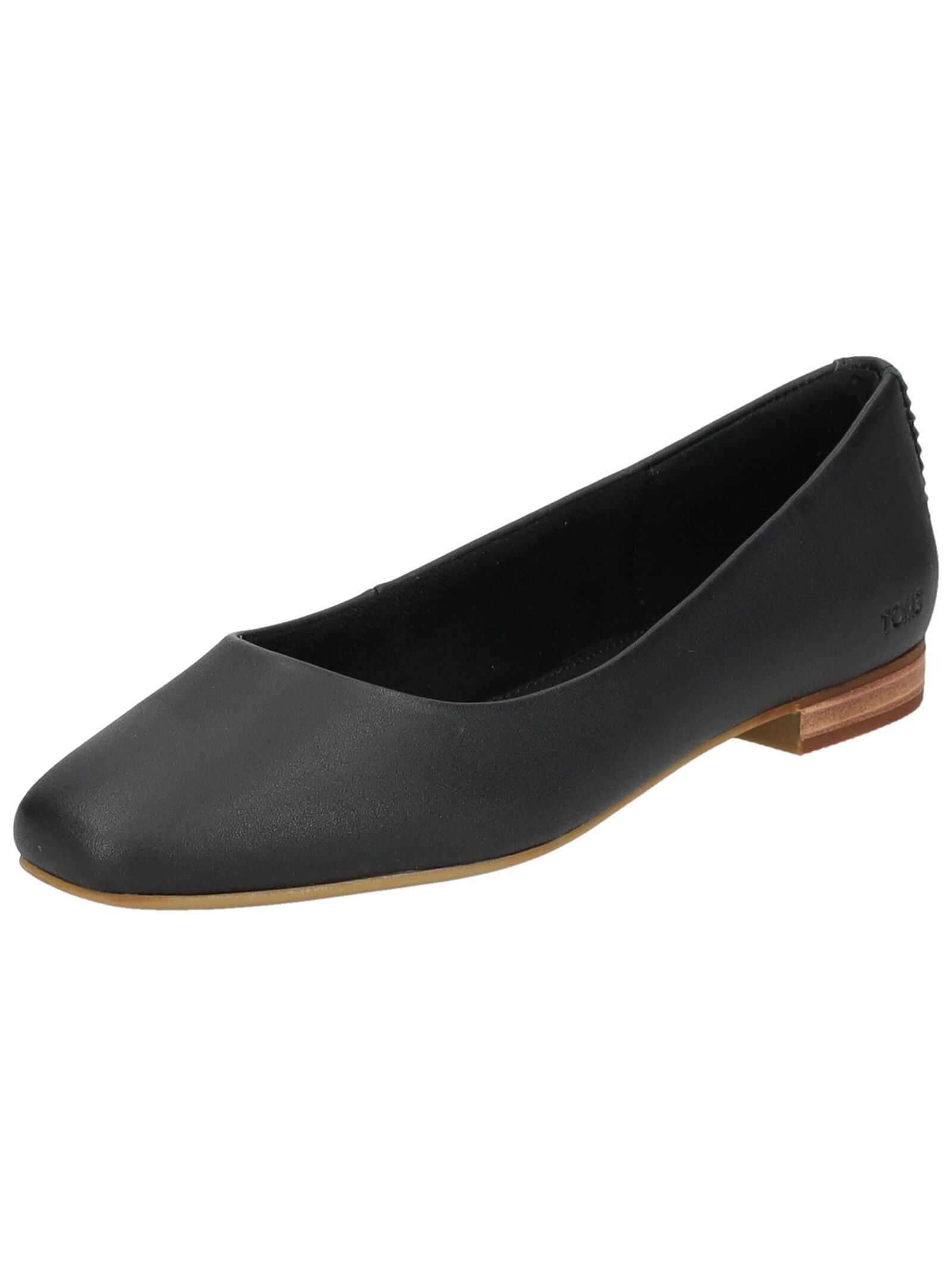 TOMS Ballerina »Ballerinas Leder« Schwarz 39 39 Verschluss: Schlupfschuh