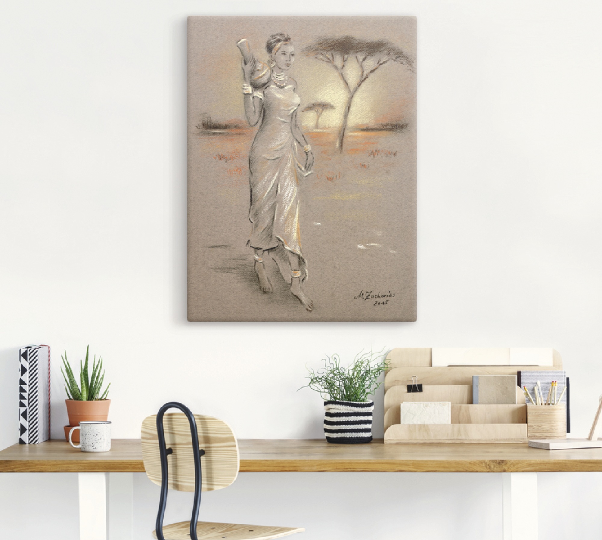 Artland Wandbild »Afrikanische Schönheit«, Frau, (1 St.), als Leinwandbild, Poster in verschied. Größen