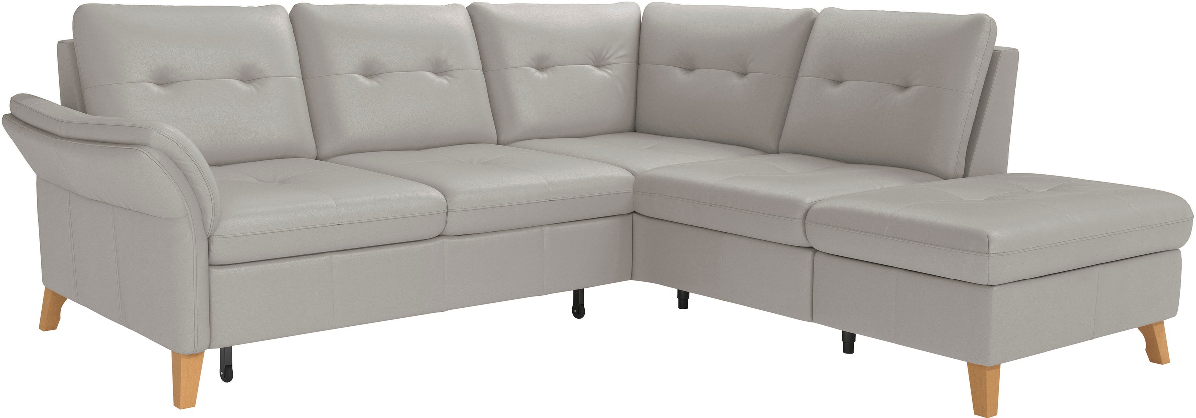 sit&more Ecksofa »Göteborg«, inkl. Sitztiefenverstellung, wahlweise mit Bettfunktion & Bettkasten