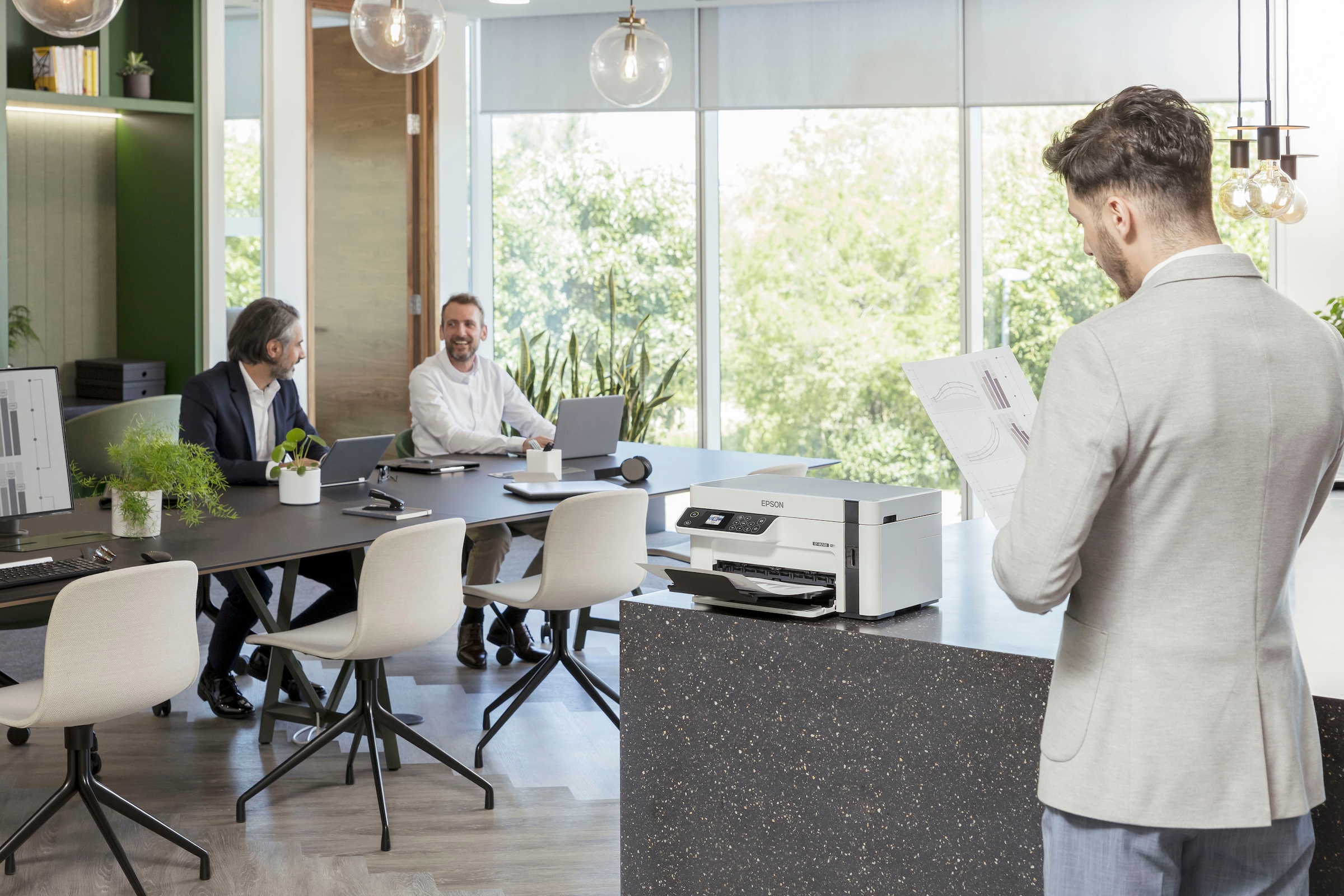 Epson Tintenstrahldrucker »EcoTank ET-M2120« DIN-A4-Schwarzweiß-Multifunktions-Tintentankdrucker