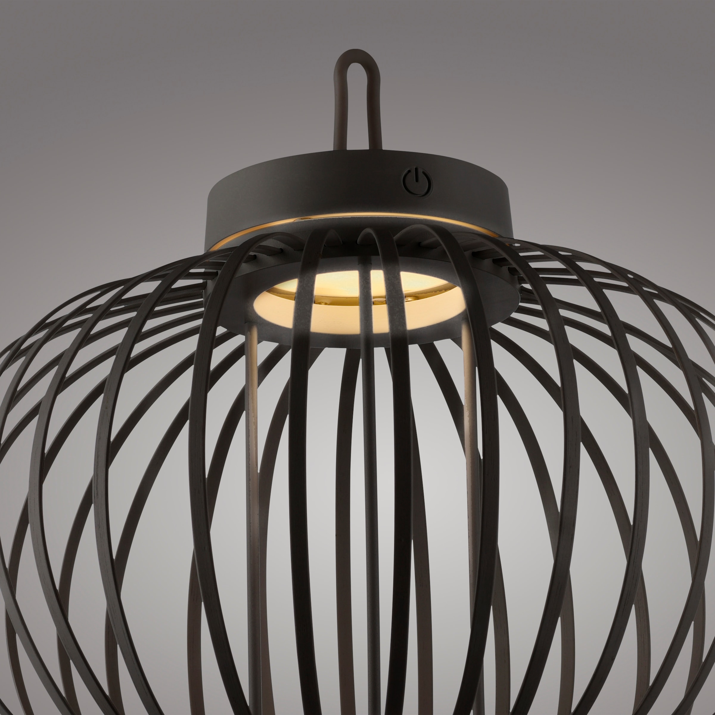 JUST LIGHT Pendelleuchte »AKUBA«, 1 flammig, Leuchtmittel LED-Modul | LED fest integriert, Akkuleuchte