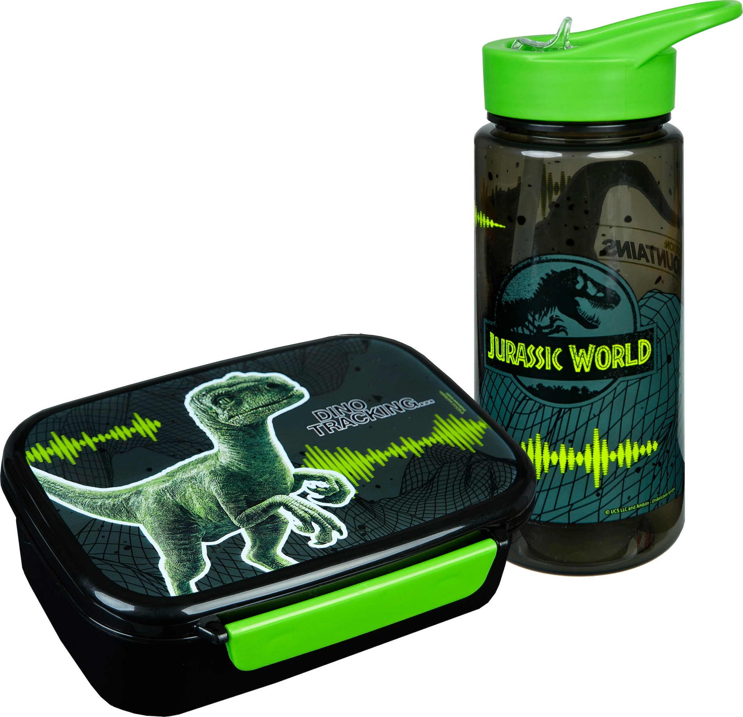 Scooli Lunchbox »Brotzeitdose & Trinkflasche, Jurassic World«, (Set, 2 tlg. günstig online kaufen