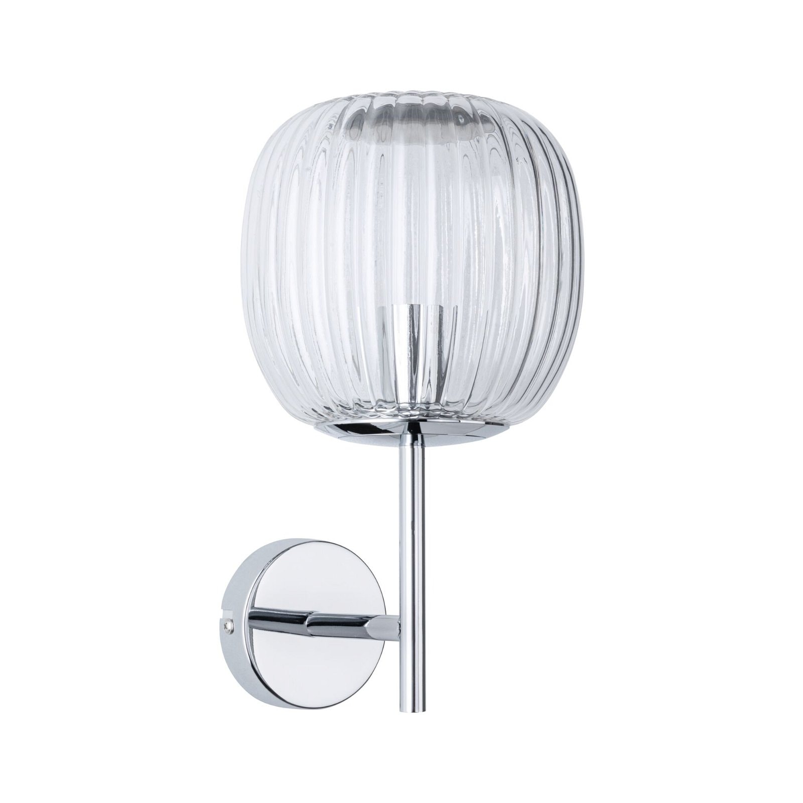 Paulmann Wandleuchte »Ruya IP44 E14 230V max. 20W Glas, Chrom«, 1 flammig, günstig online kaufen