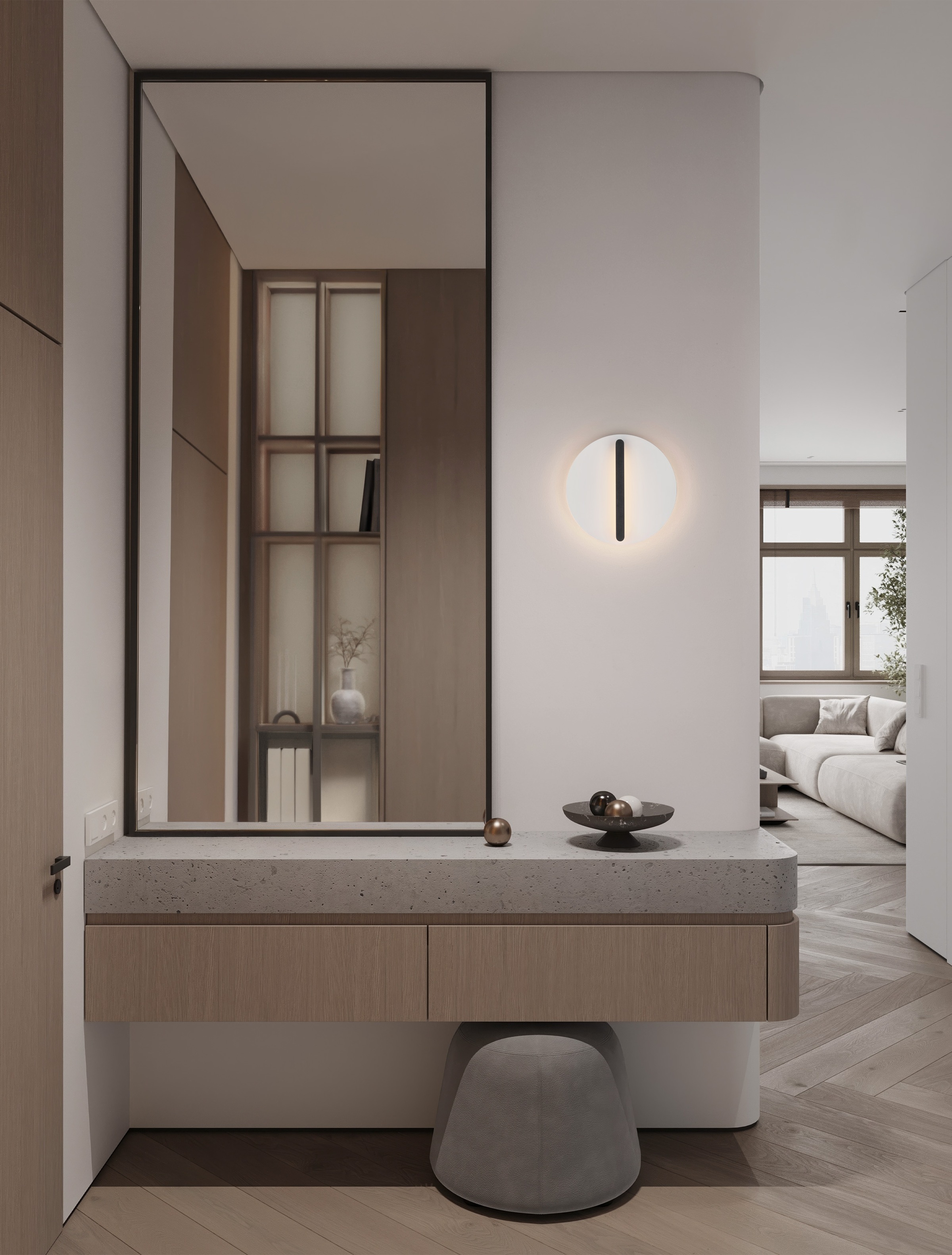 Nova Luce Wandleuchte »NALU«, 1 flammig