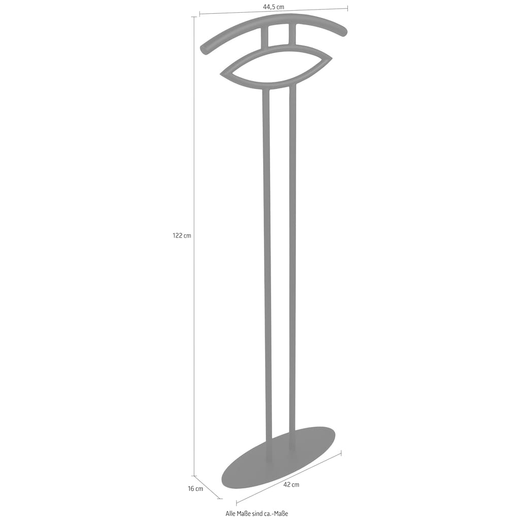 Spinder Design Herrendiener »Javey«, Metall, Breite 44,5 cm