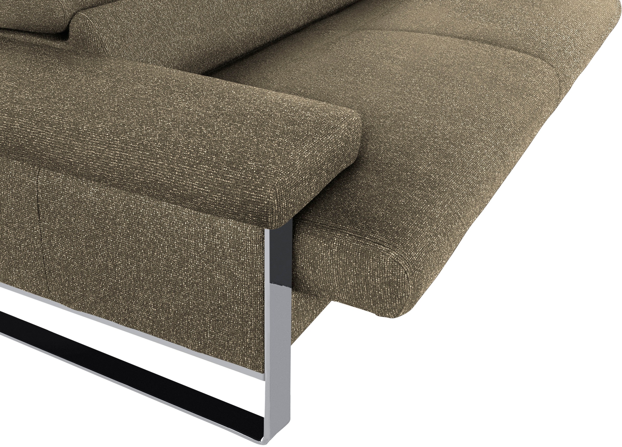W.SCHILLIG 2-Sitzer »finn«, German Design Award 2016, Fußgestell Chrom glänzend, Breite 230 cm