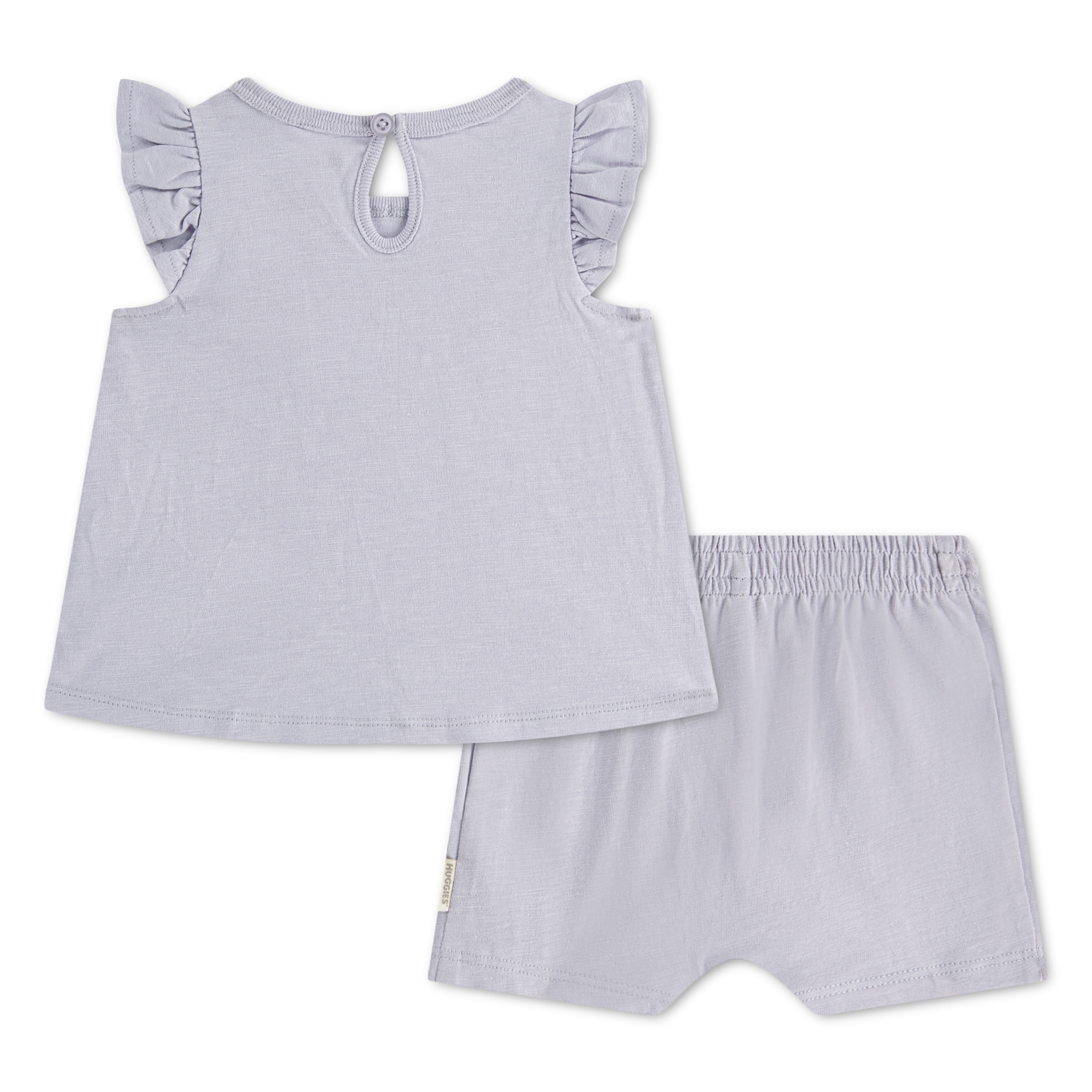 HUGGIES babywear Bluse & Shorts »HUGG 2PC SETS« Set, 2 mit Stickerei