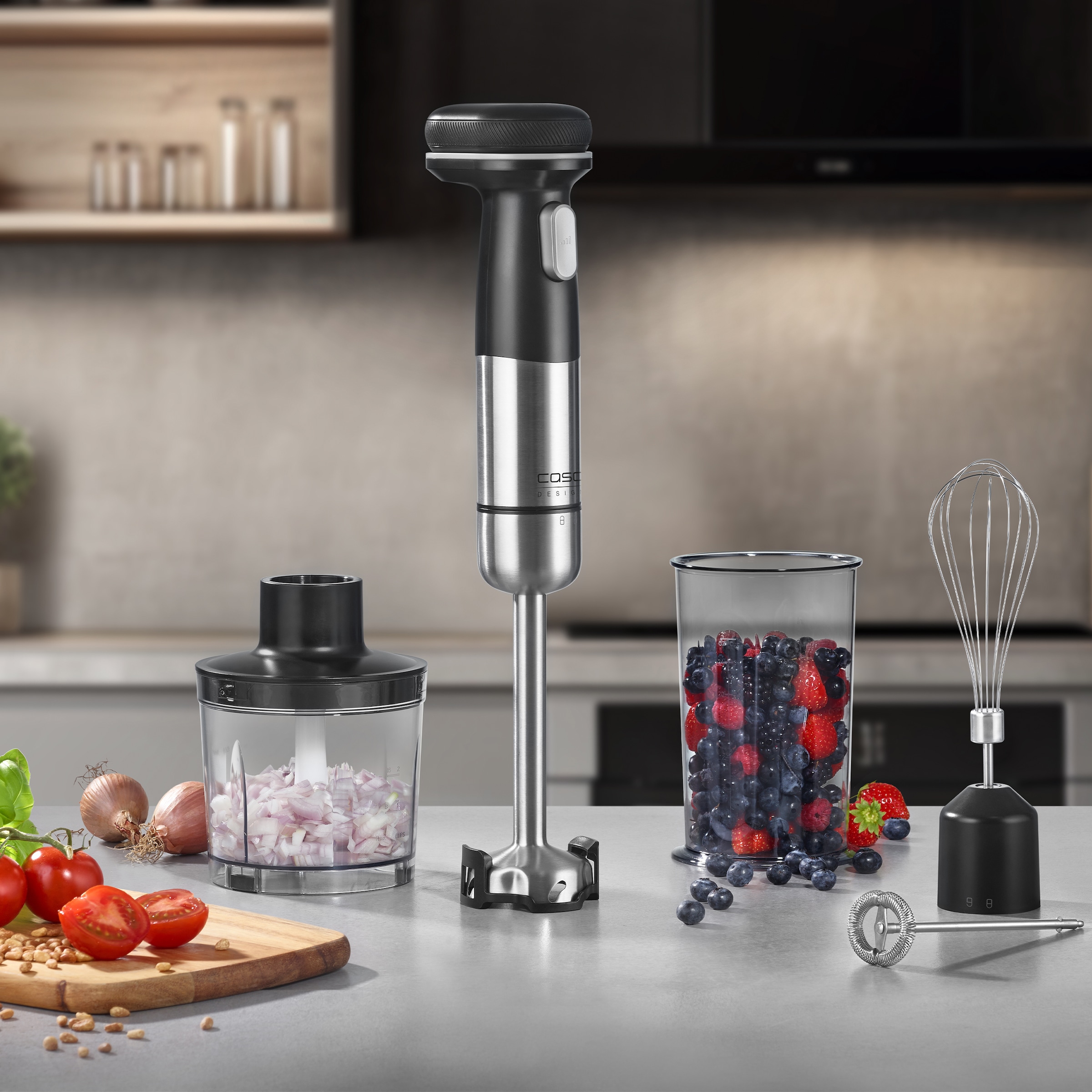 Caso Stabmixer »3605 Click & Mash kabellos« 180 W