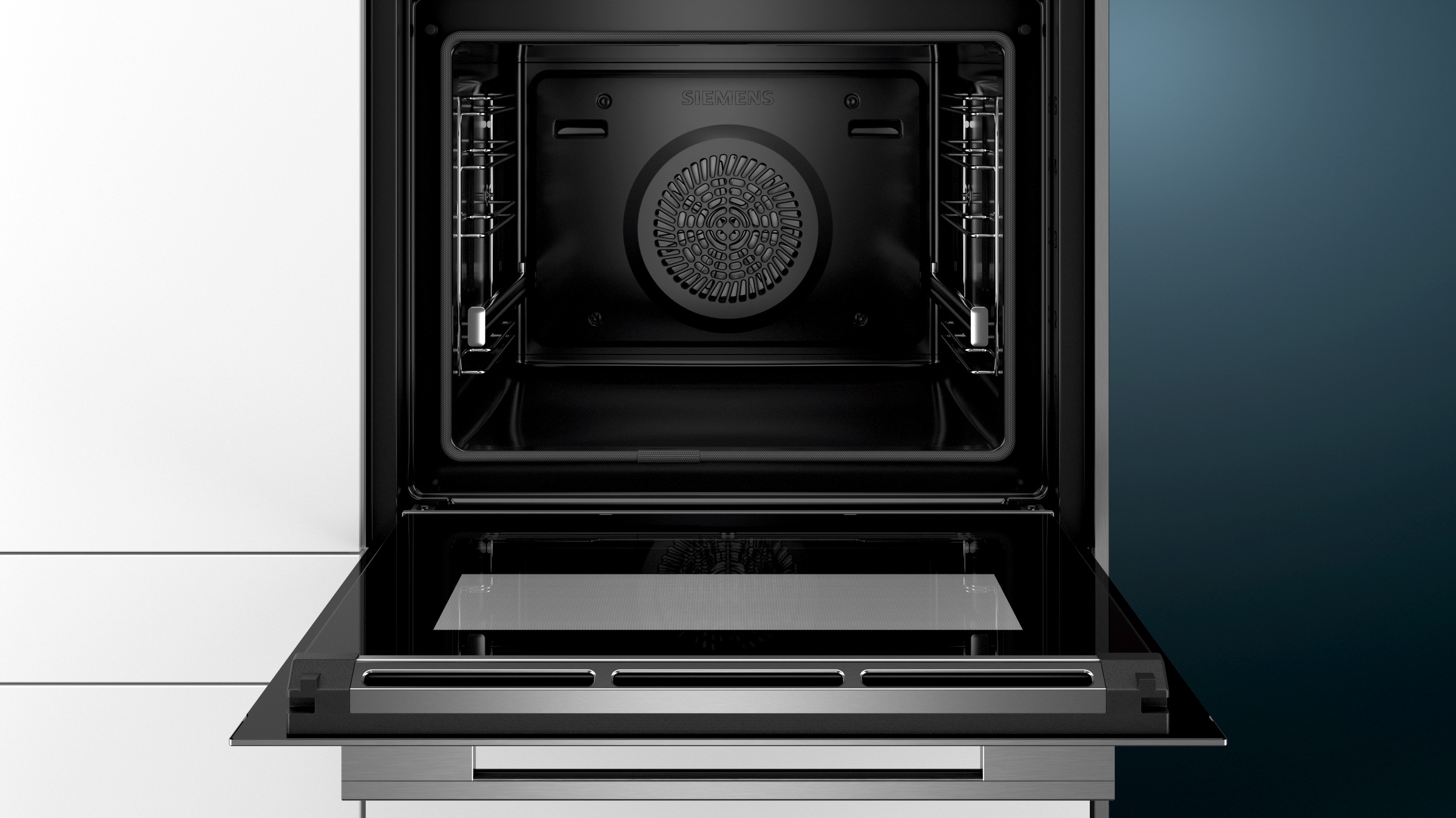 SIEMENS Pyrolyse Backofen iQ700 »HB676G0S1«, mit 1-fach-Teleskopauszug