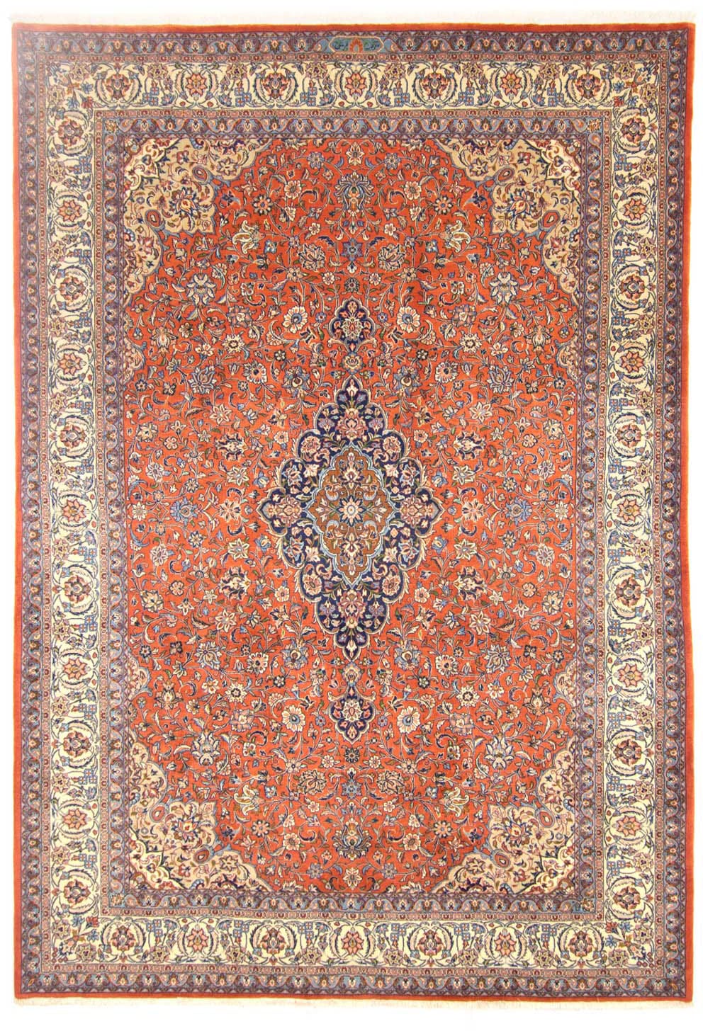 morgenland Wollteppich »Golpayegan Medaillon Ruggine 354 x 257 cm«, rechtec günstig online kaufen