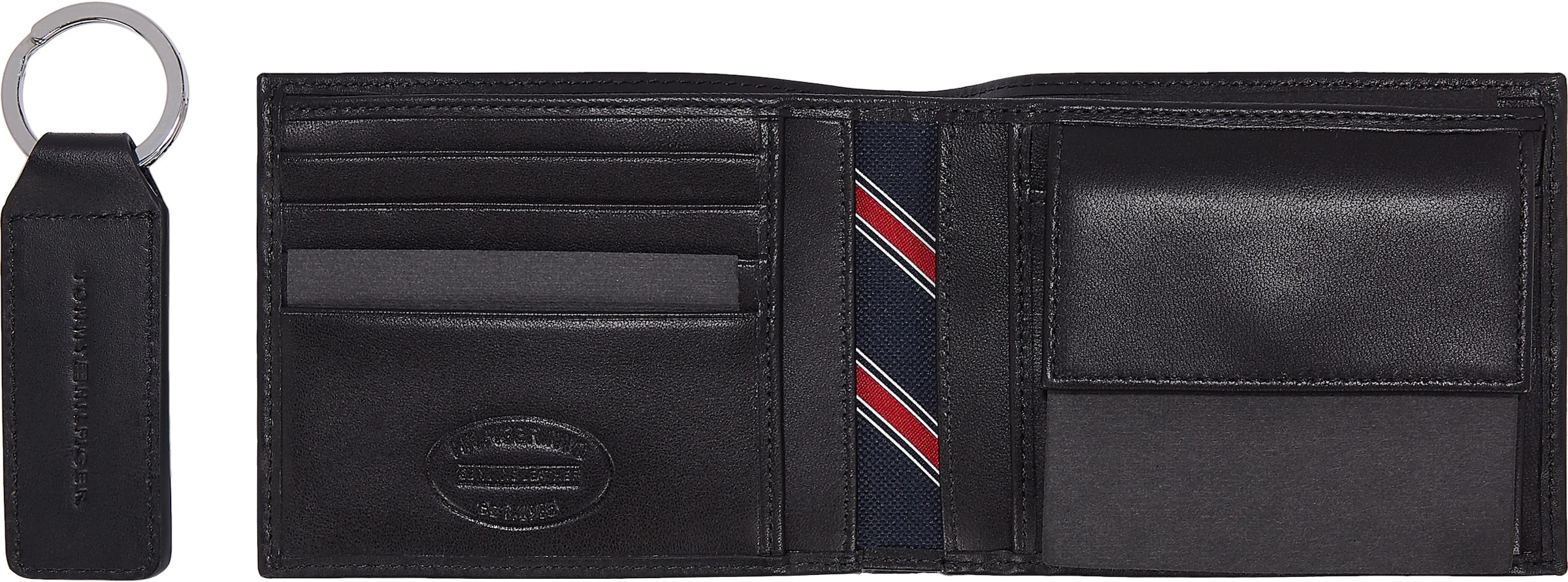 Tommy Hilfiger Geldbörse »GP ETON CC AND COIN PCKT KEYFOB« Geldbeutel Geschenkset Portemonnaie