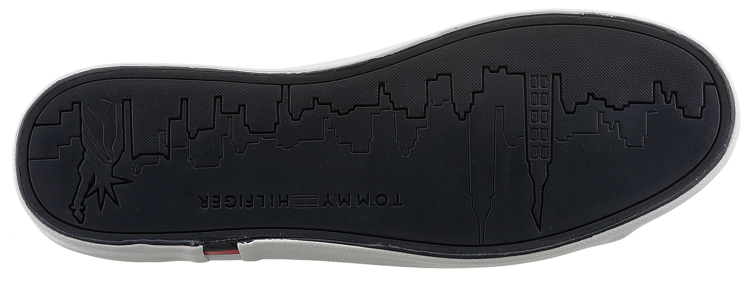 Tommy Hilfiger Sneaker »MODERN VULC LEATHER«, kaufen in CORPORATE Logoflagge Sohle der online mit