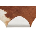 Andiamo Fellteppich »Amarillo«, fellförmig, 4 mm Höhe, Kunstfell, gedruckte Kuhfell-Optik, Wohnzimmer