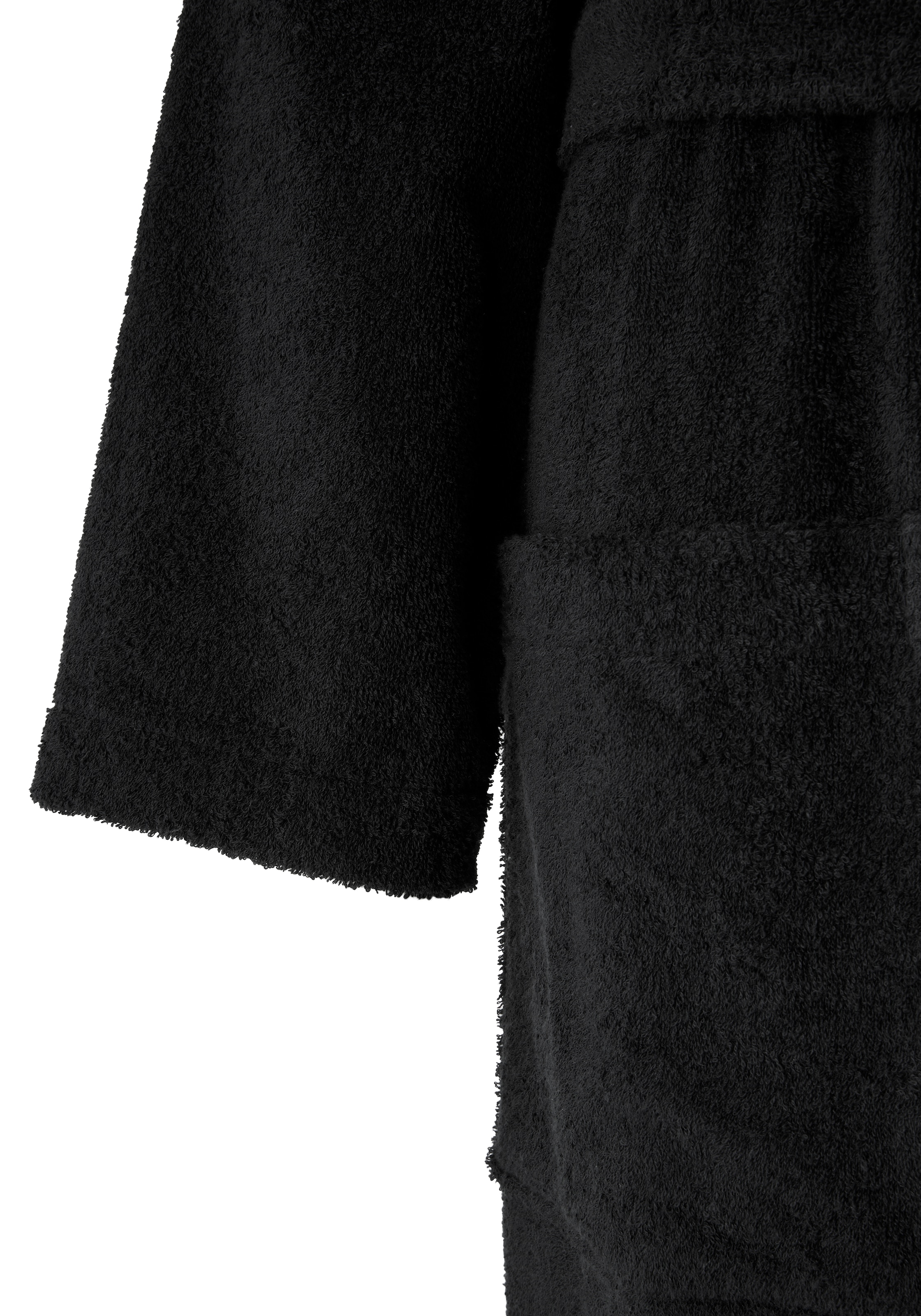 Bruno Banani Unisex-Bademantel »Robby, ideal für Sauna & Spa, Standardlänge & Überlänge« 1 Stk. Damen & Herren Bademäntel, Baumwolle, mit Taschen, Sauna, XS-3XL