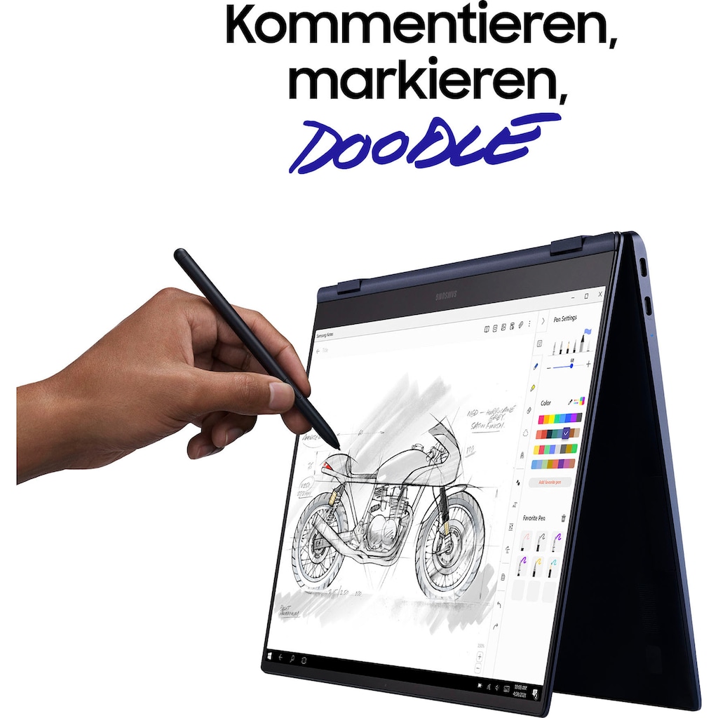 Samsung Convertible Notebook »Galaxy Book Pro 360 5G«, 33,78 cm, / 13,3 Zoll, Intel, Core i7, Iris© Xe Graphics, 512 GB SSD