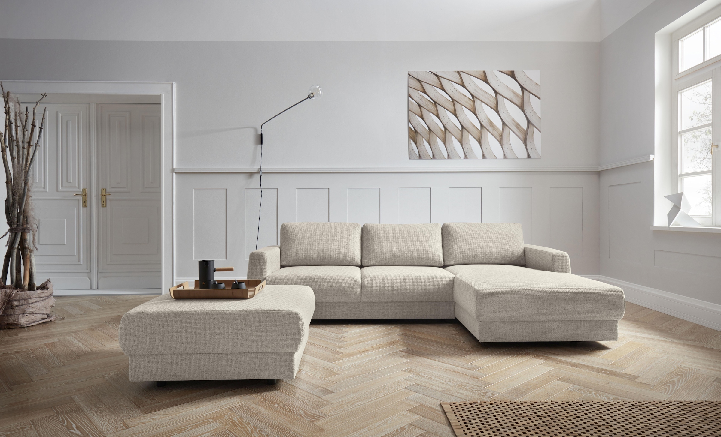 andas Hocker »Hobro«, in 3 Bezugsstoffen und vielen Farben, Design by Morten Georgsen