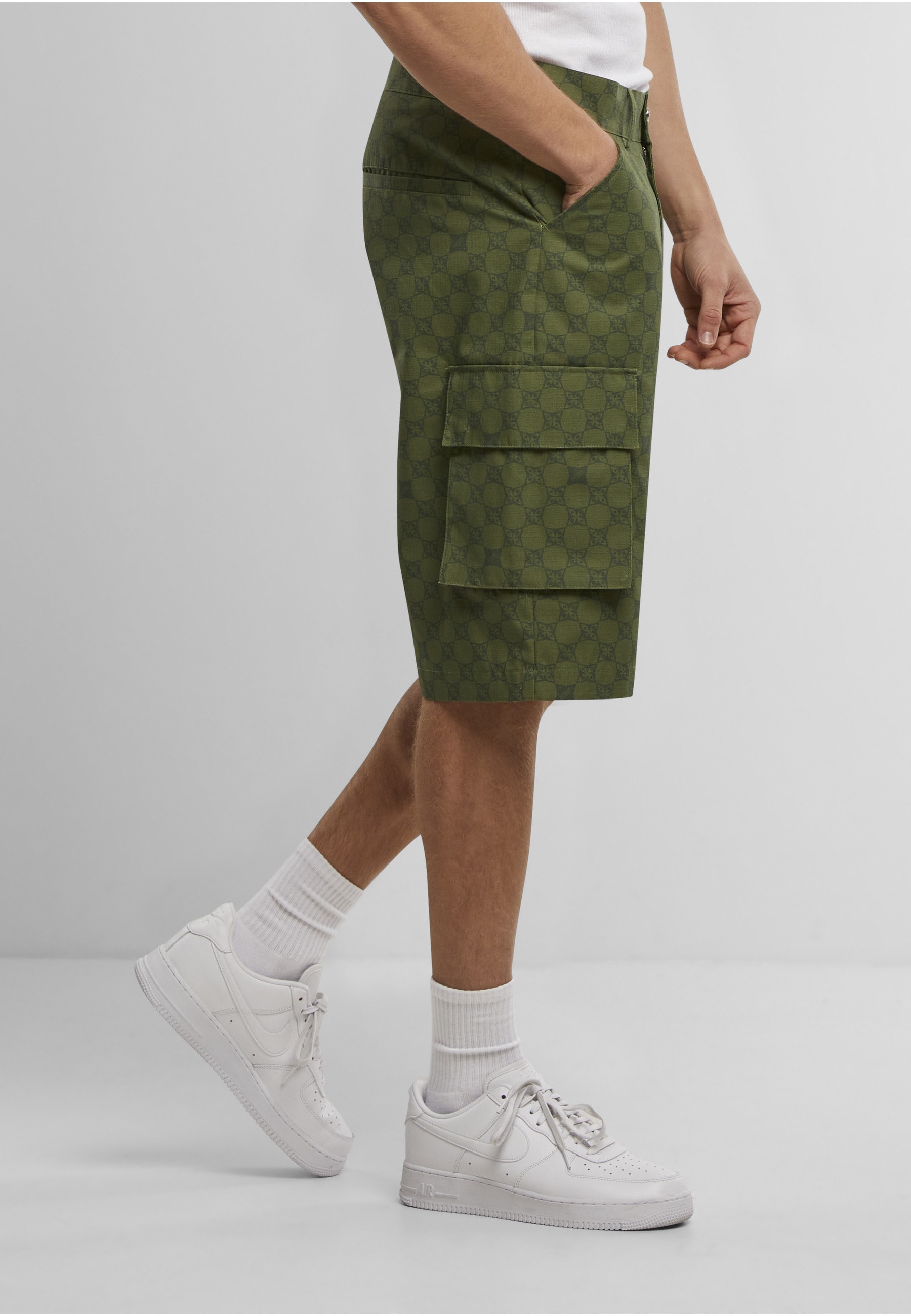 PEQUS Cargoshorts »PEQUS PEQUS Aether Monogram Ripstop Cargo Short«